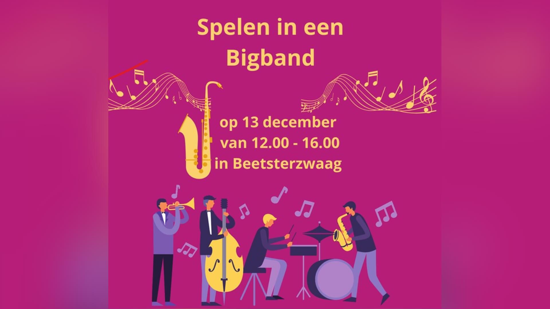 Altijd willen spelen in een Bigband? Kom proefspelen bij Swingtime