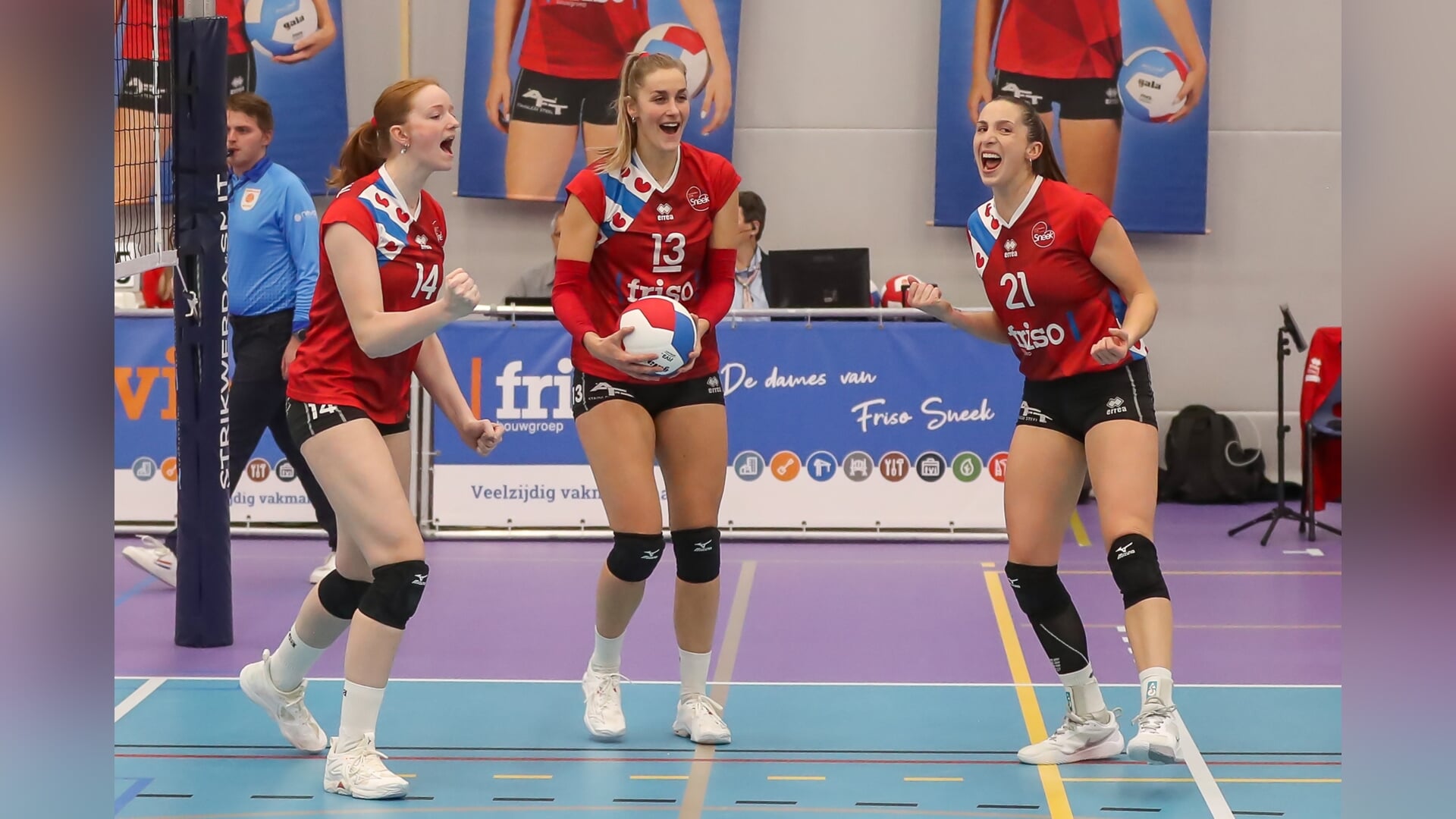 Friso Sneek ontmoet Supercupwinnaar Draisma Dynamo