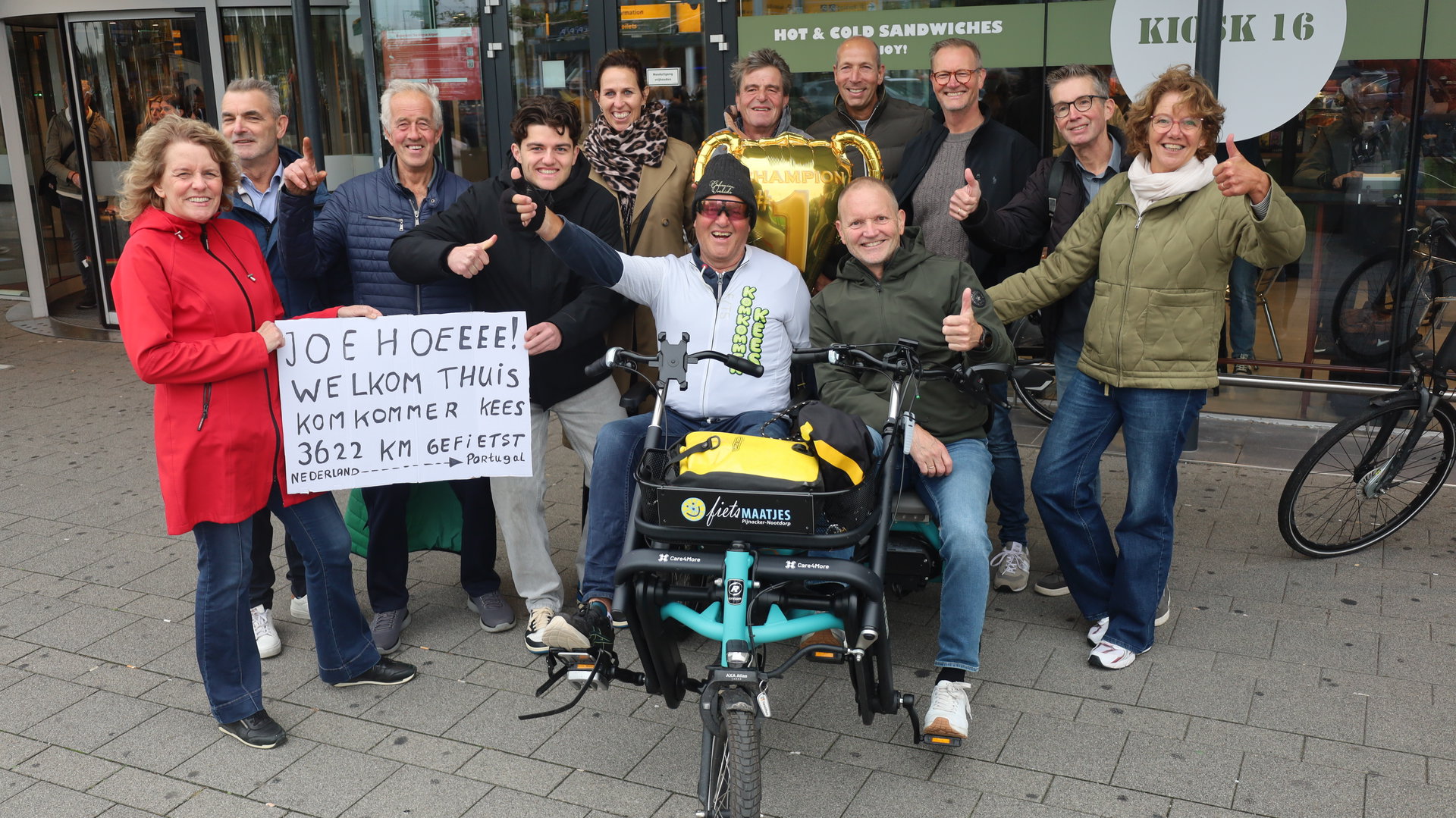 Fietsreis naar Portugal onvergetelijk voor Komkommer Kees