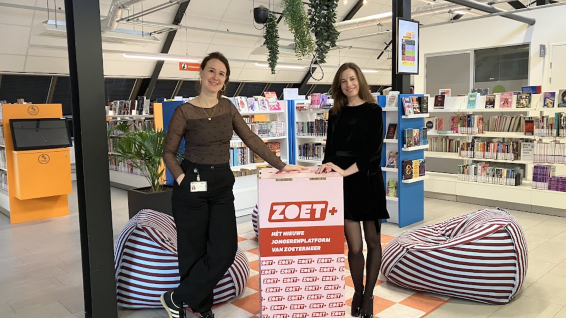 ZOET+ nieuwe plek voor jongeren in bibliotheek