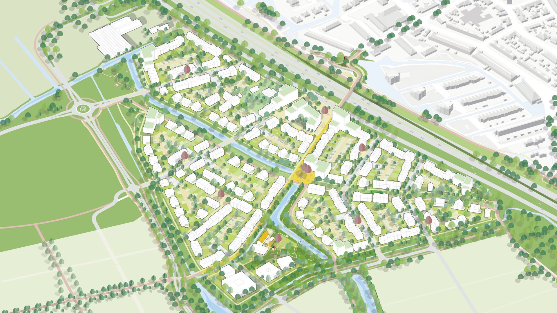 700 woningen, winkels en zorgvoorzieningen: zo krijgt de eerste wijk van Valkenhorst vorm