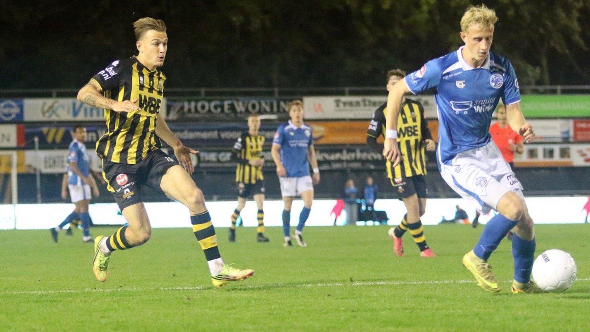 Rijnsburgse Boys uitgeschakeld na doelpuntrijk bekerduel met FC Den Bosch