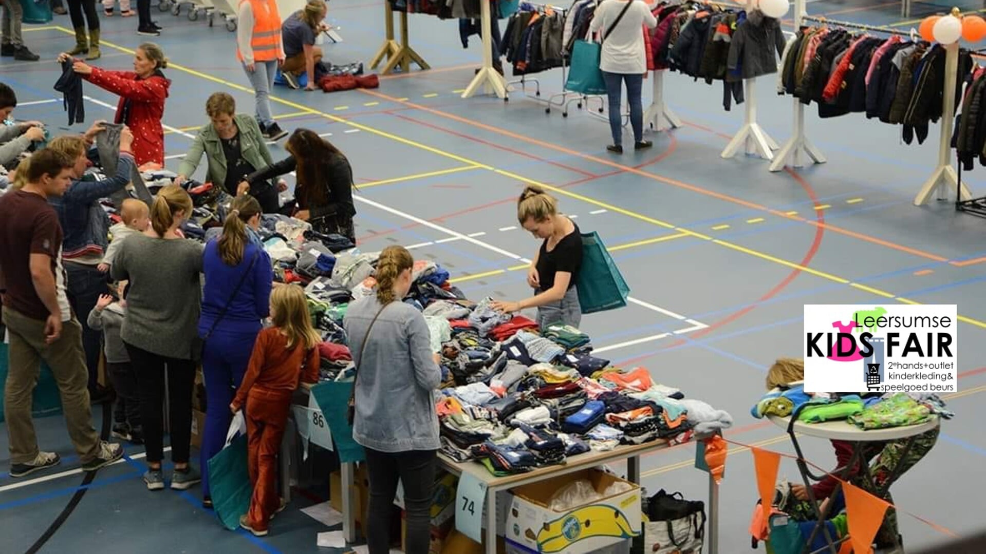 Kleding- en speelgoedbeurs Leersumse Kids Fair in De Binder