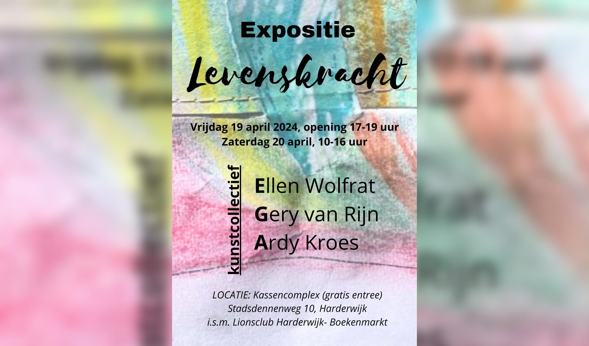 Expositie Levenskracht in Kassencomplex Stadsdennen - 19 & 20 april 2024