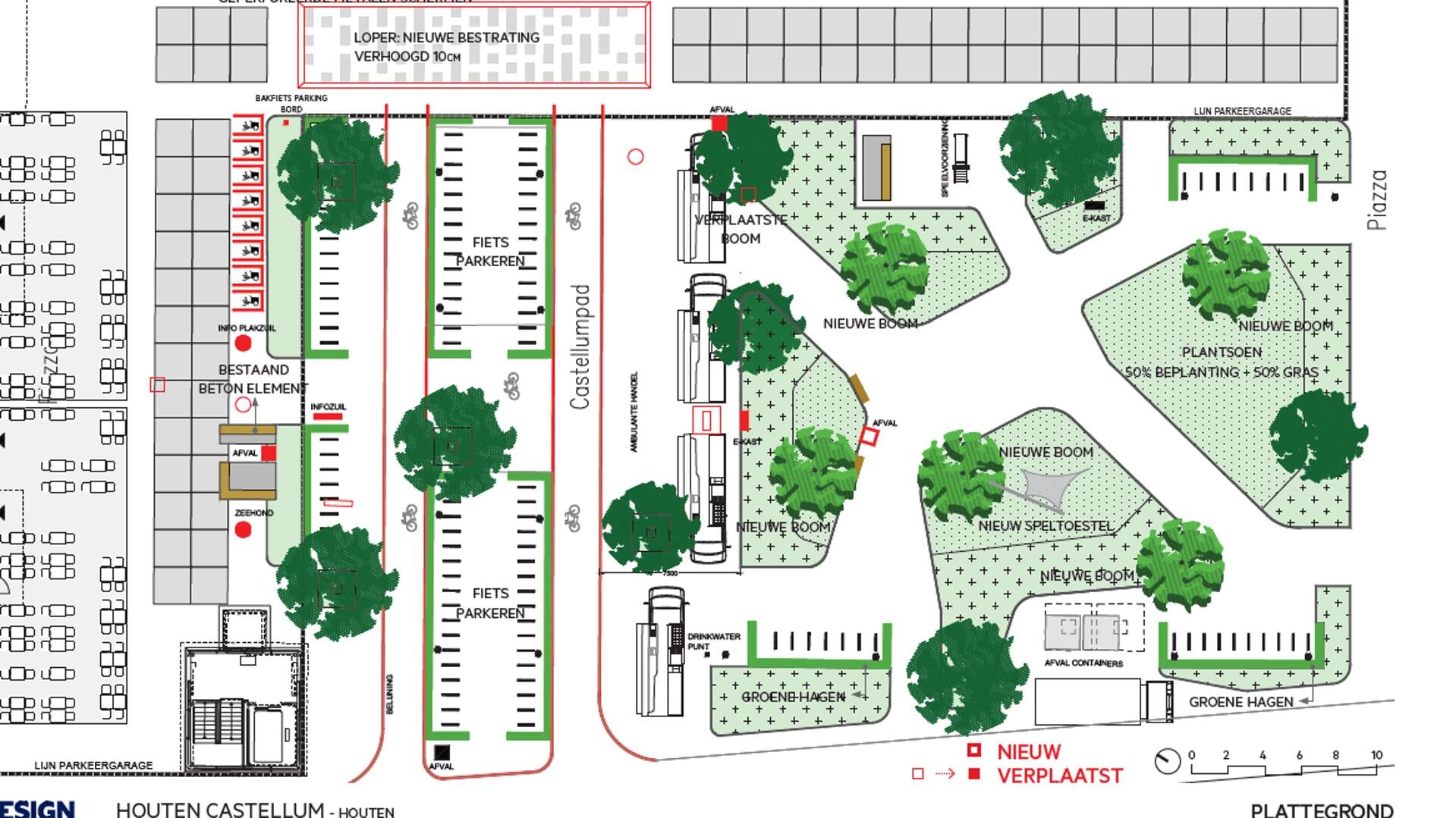 Groen licht voor herinrichting plein Piazza in Houten Castellum ...