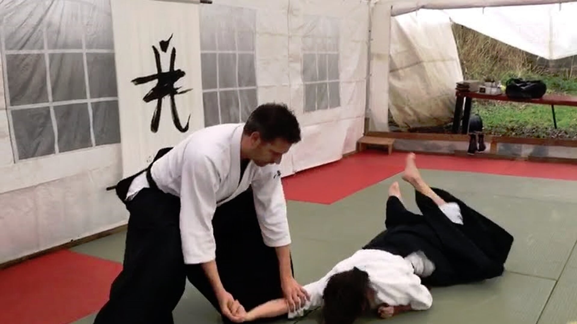 Zes trainingen in Leersum: ‘Aikido is een fantastisch middel’