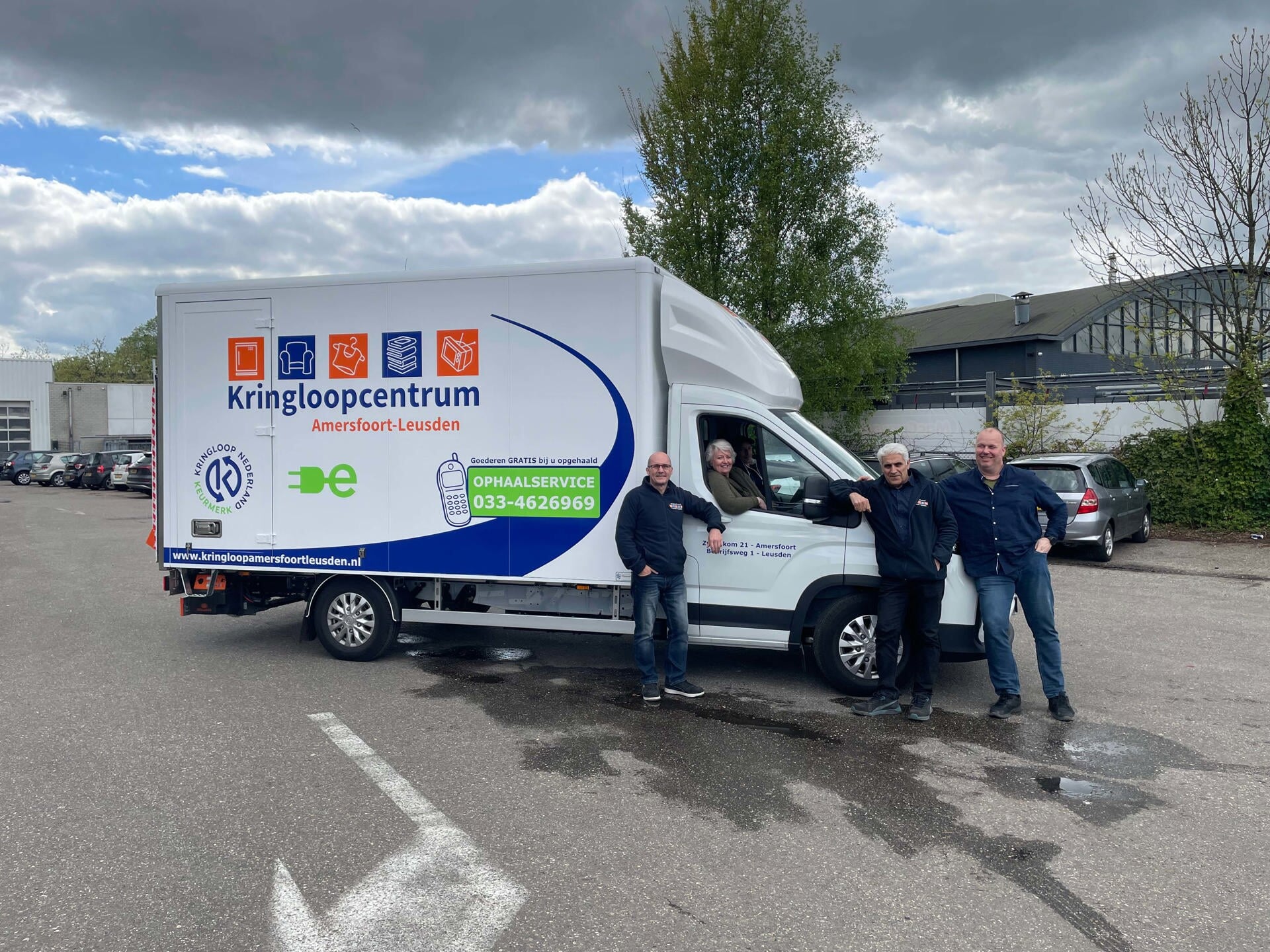 Kringloopcentrum Amersfoort-Leusden rijdt elektrisch - Nieuws uit de ...