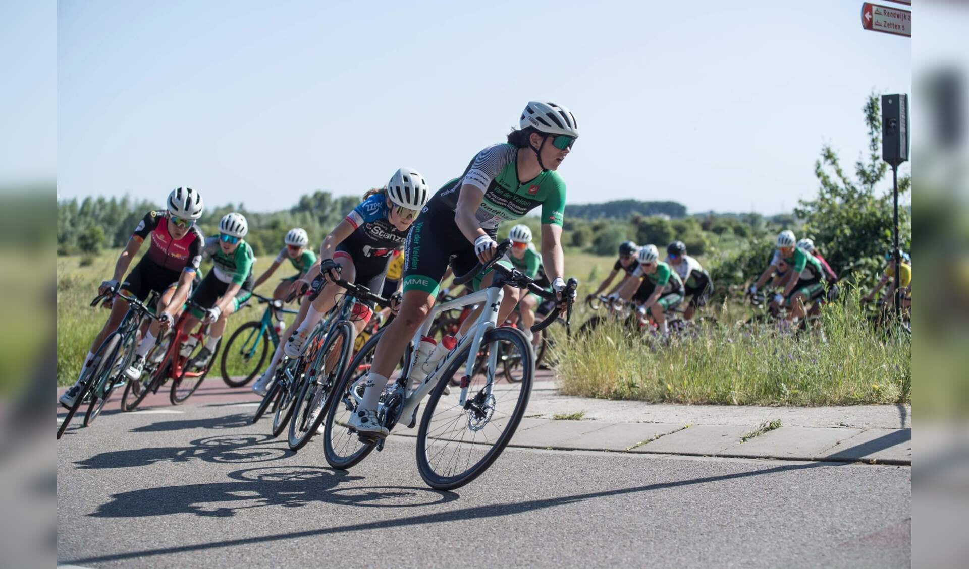 Wielerspektakel op Wageningse Berg op zaterdag 1 juni 2024. Al het
