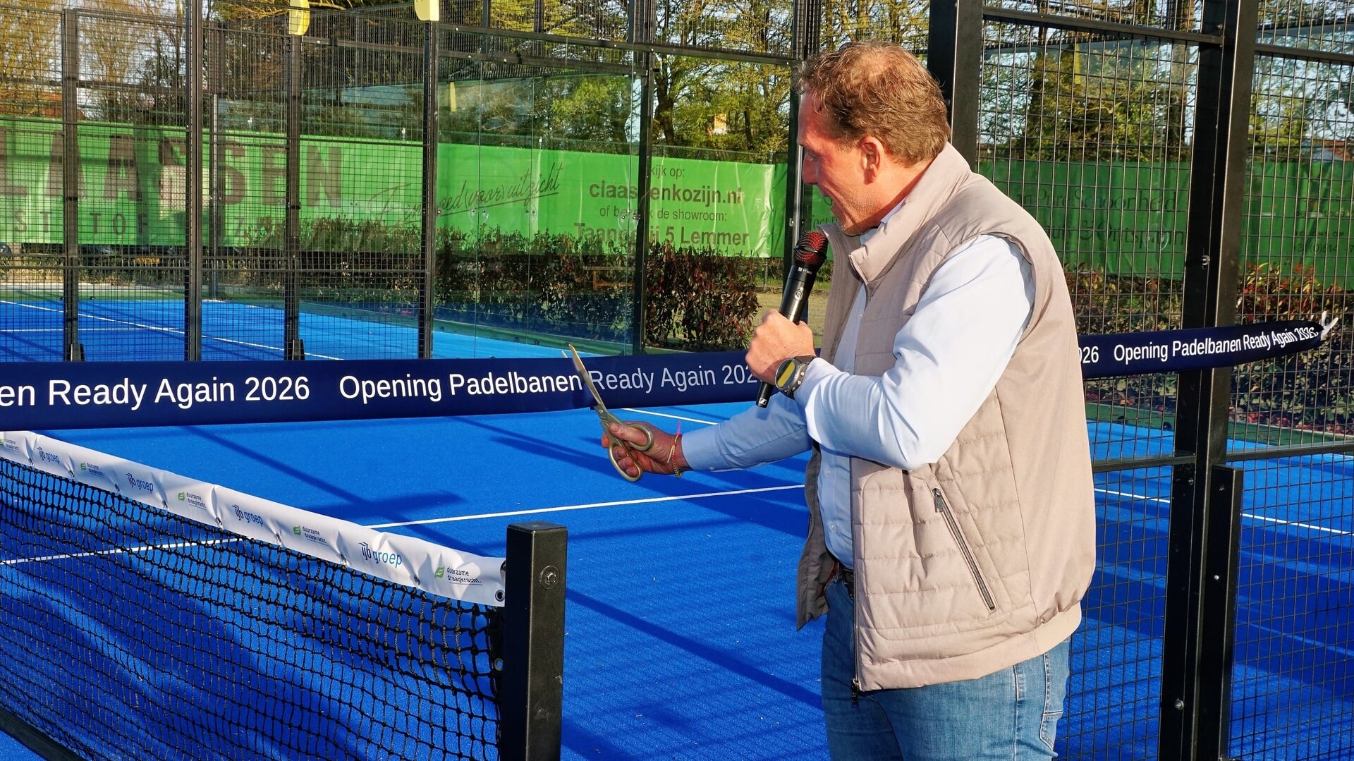 FOTO’S | Rintje Ritsma geeft startsein padel bij Ready Again Lemmer ...