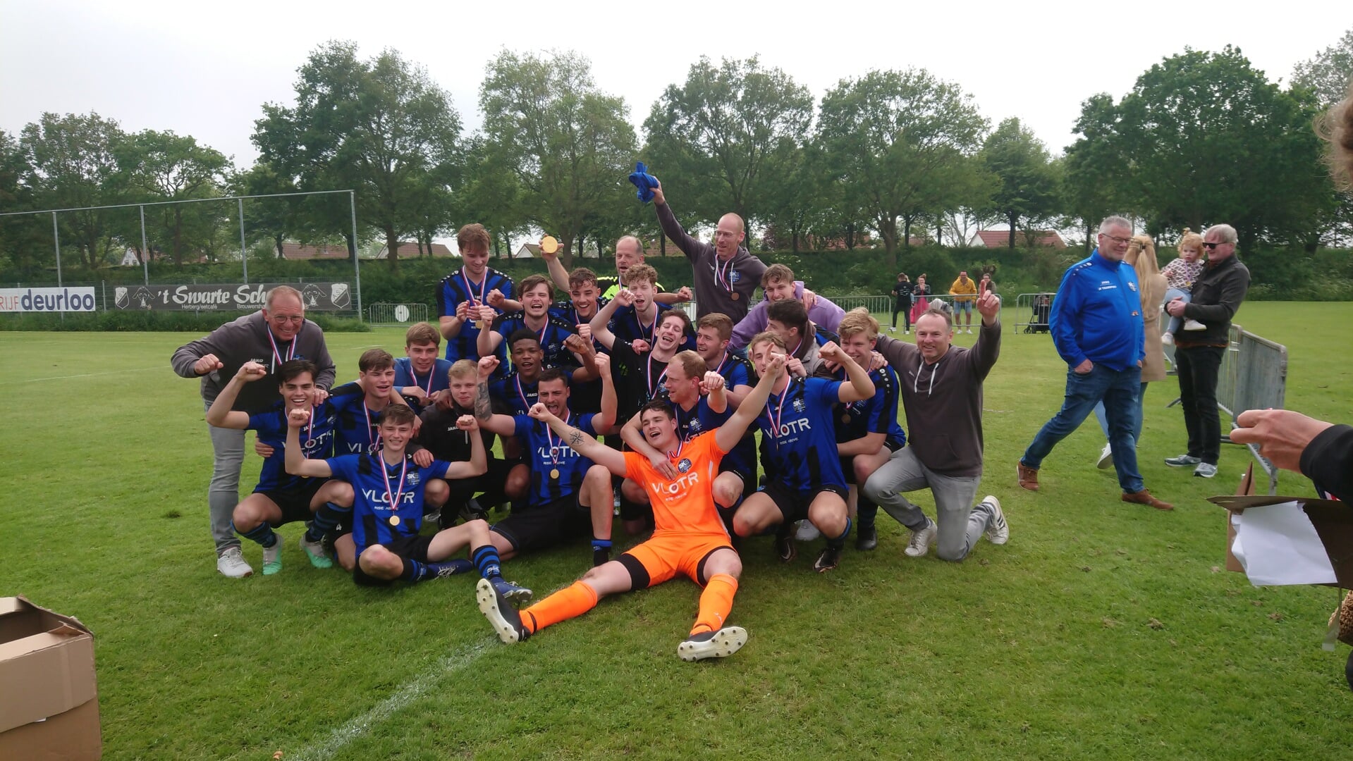SKNWK wordt kampioen tegen stug Brouwershaven