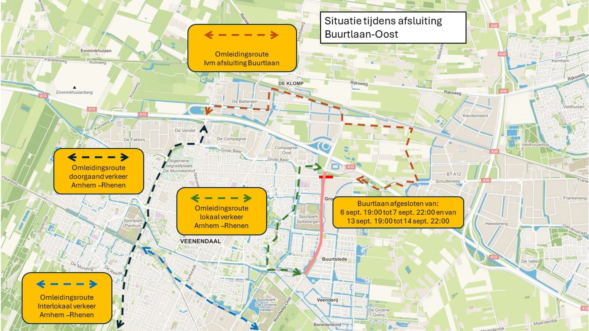 Drukte Verwacht Op Omleidingsroutes Veenendaal - Al Het Nieuws Uit ...