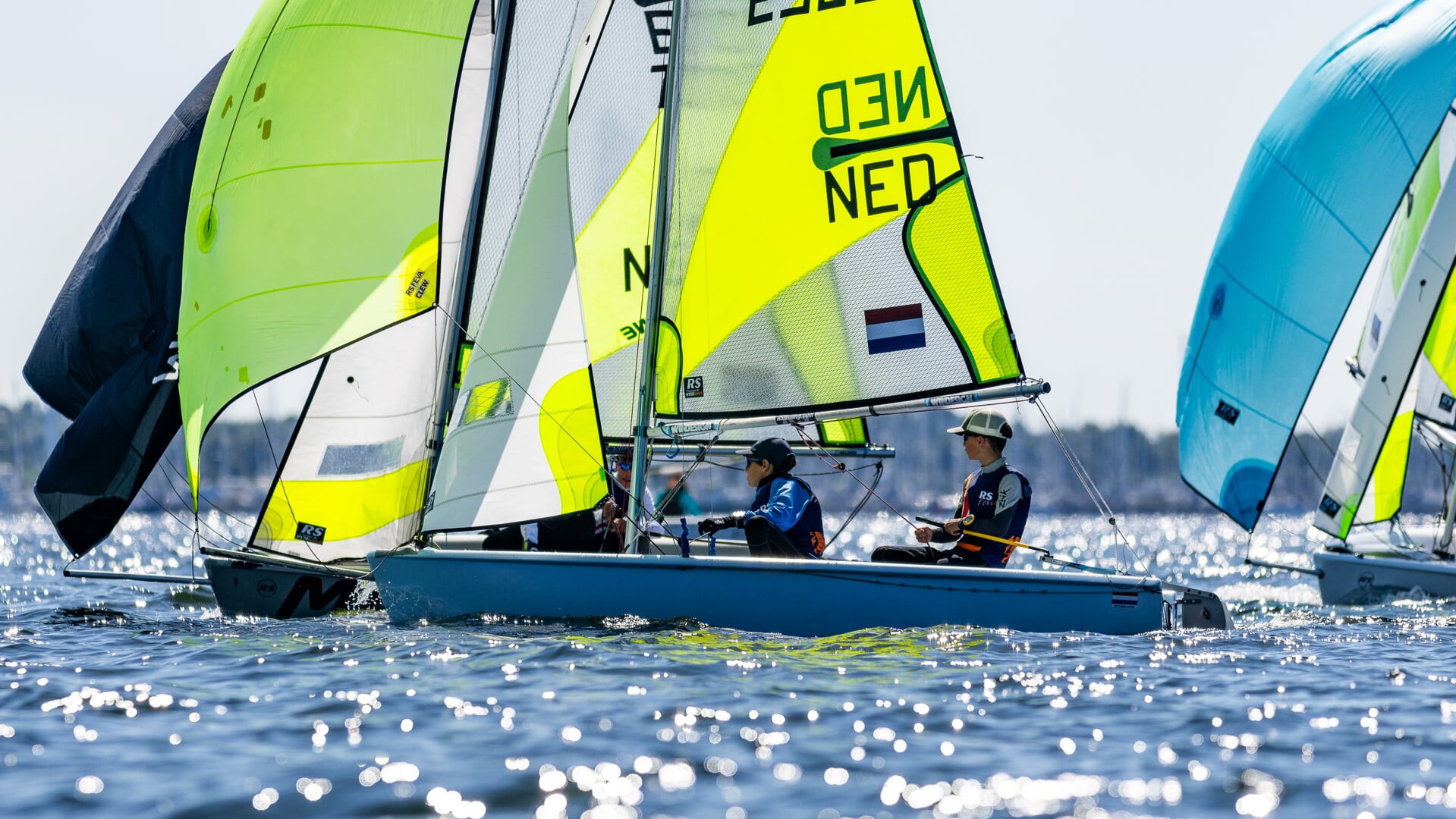 Nederlands duo op dreef tijdens WK zeilen in Bruinisse