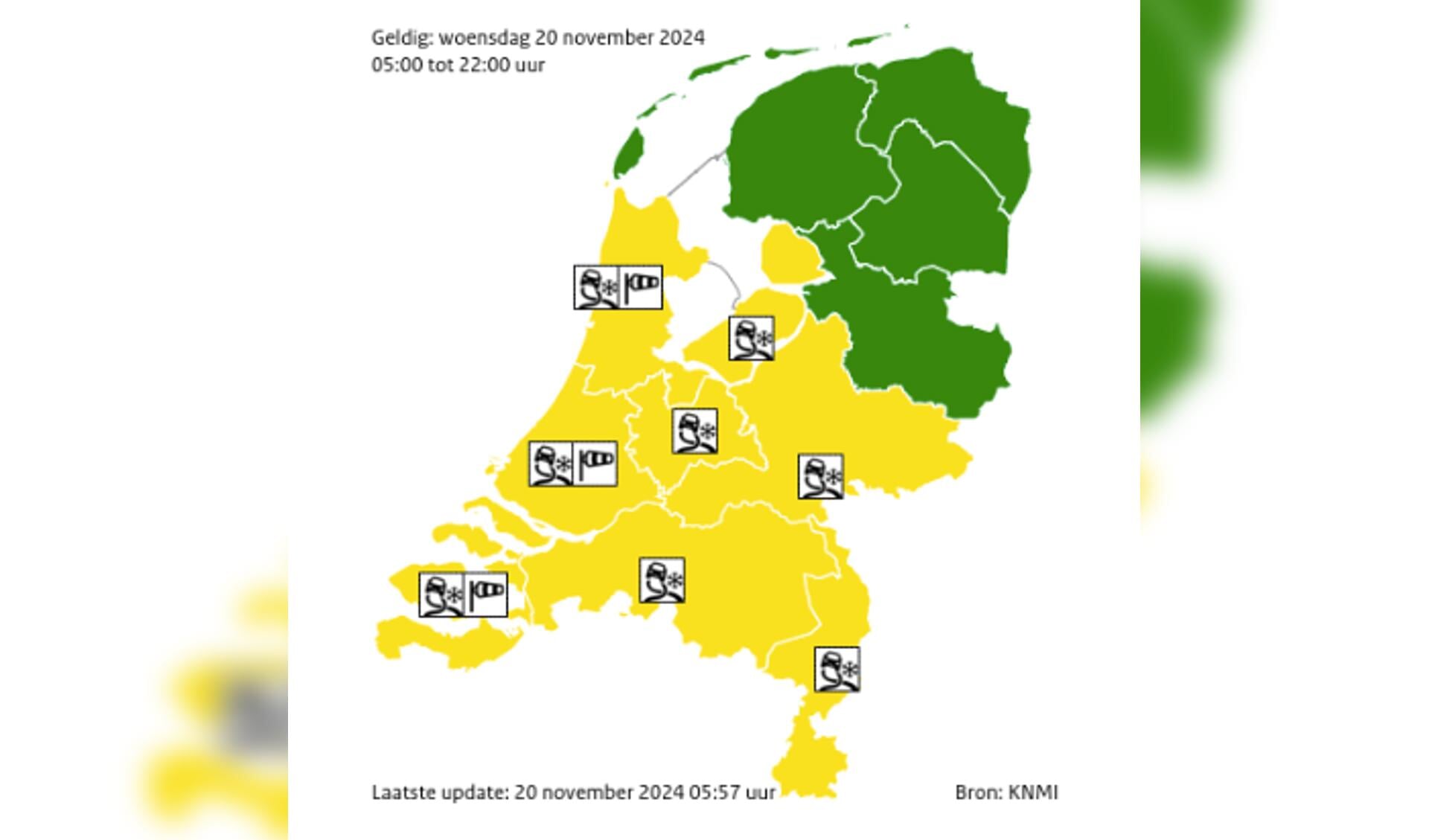 Code geel om plaatselijke gladheid tijdens winterse buien - Nieuws uit ...