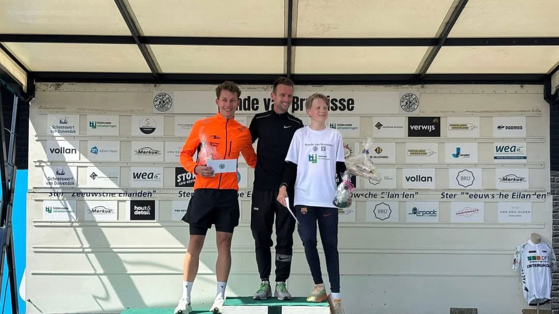 Louter Schouwse winnaars hardlopenonderdelen Ronde van Bruinisse