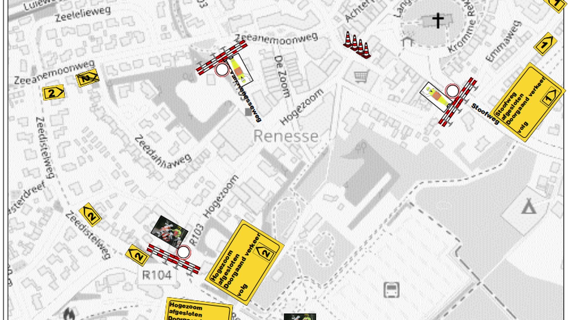 Vanaf 2025 vaste afsluitingen centrum Renesse in zomerseizoen