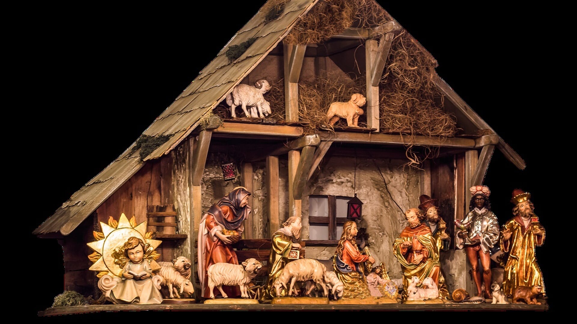 Kerststal-tentoonstelling in de Catharinakerk in Hengstdijk
