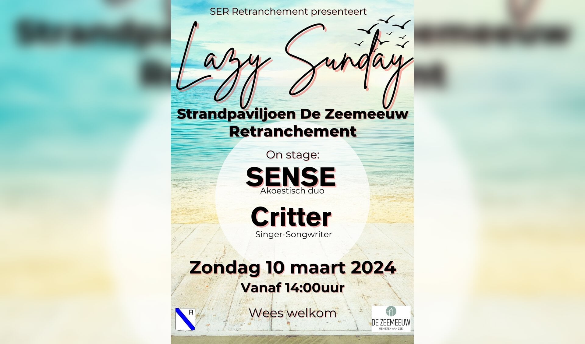 Lazy Sunday zondag 10 maart in Retranchement