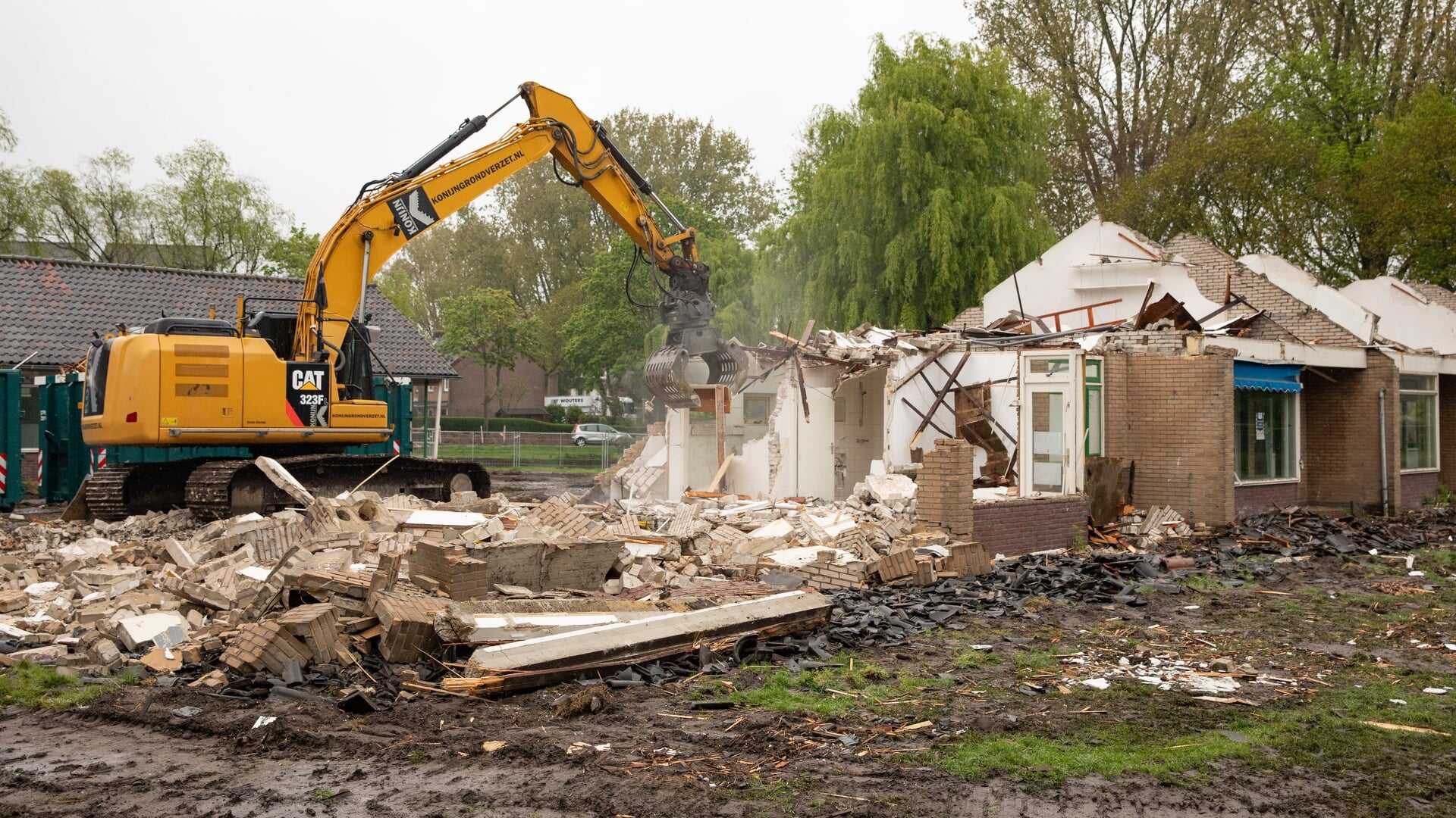 Woningen Kemphaanstraat afgelopen week gesloopt