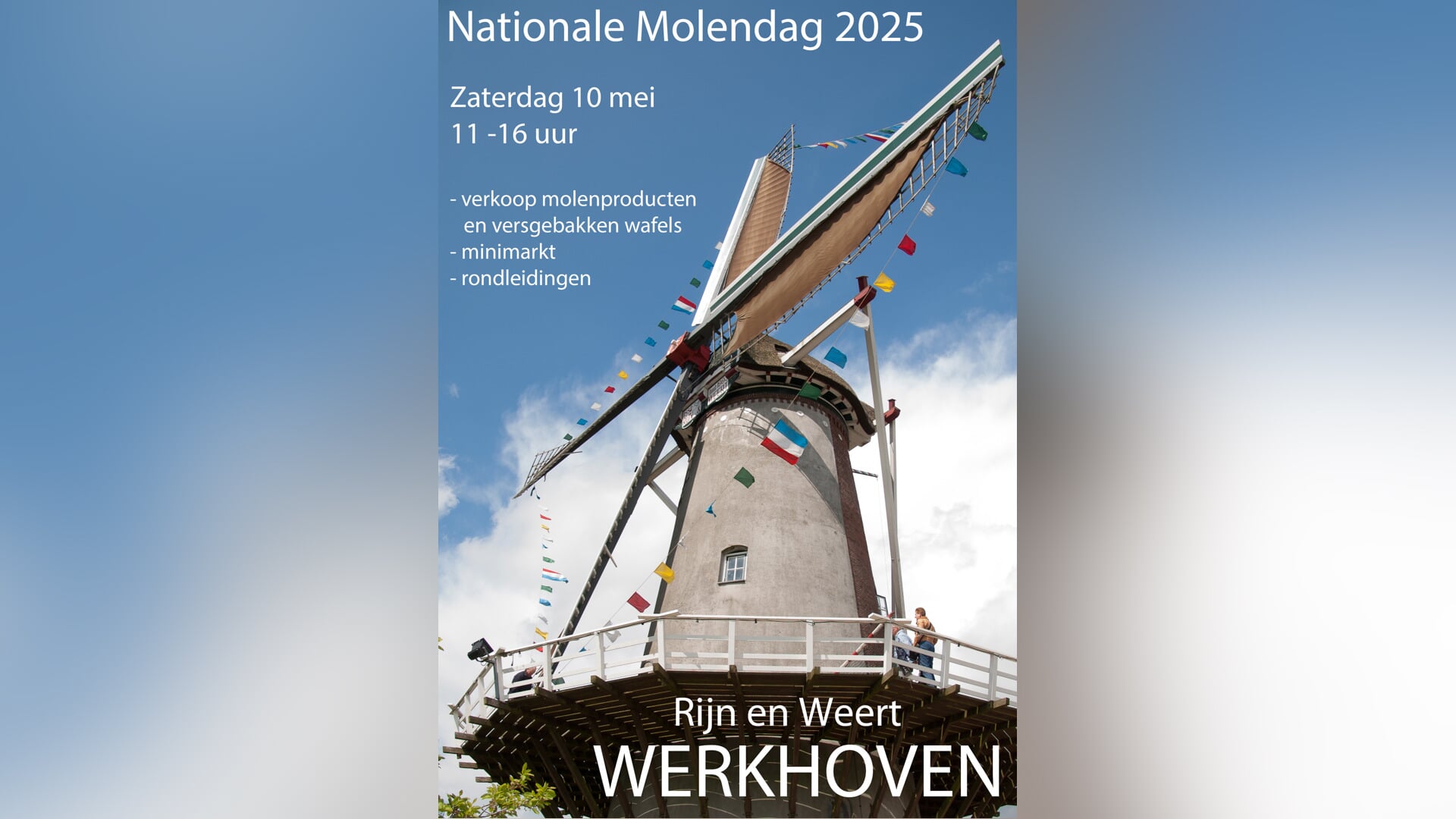 Kom naar de molen in Werkhoven op Nationale Molendag