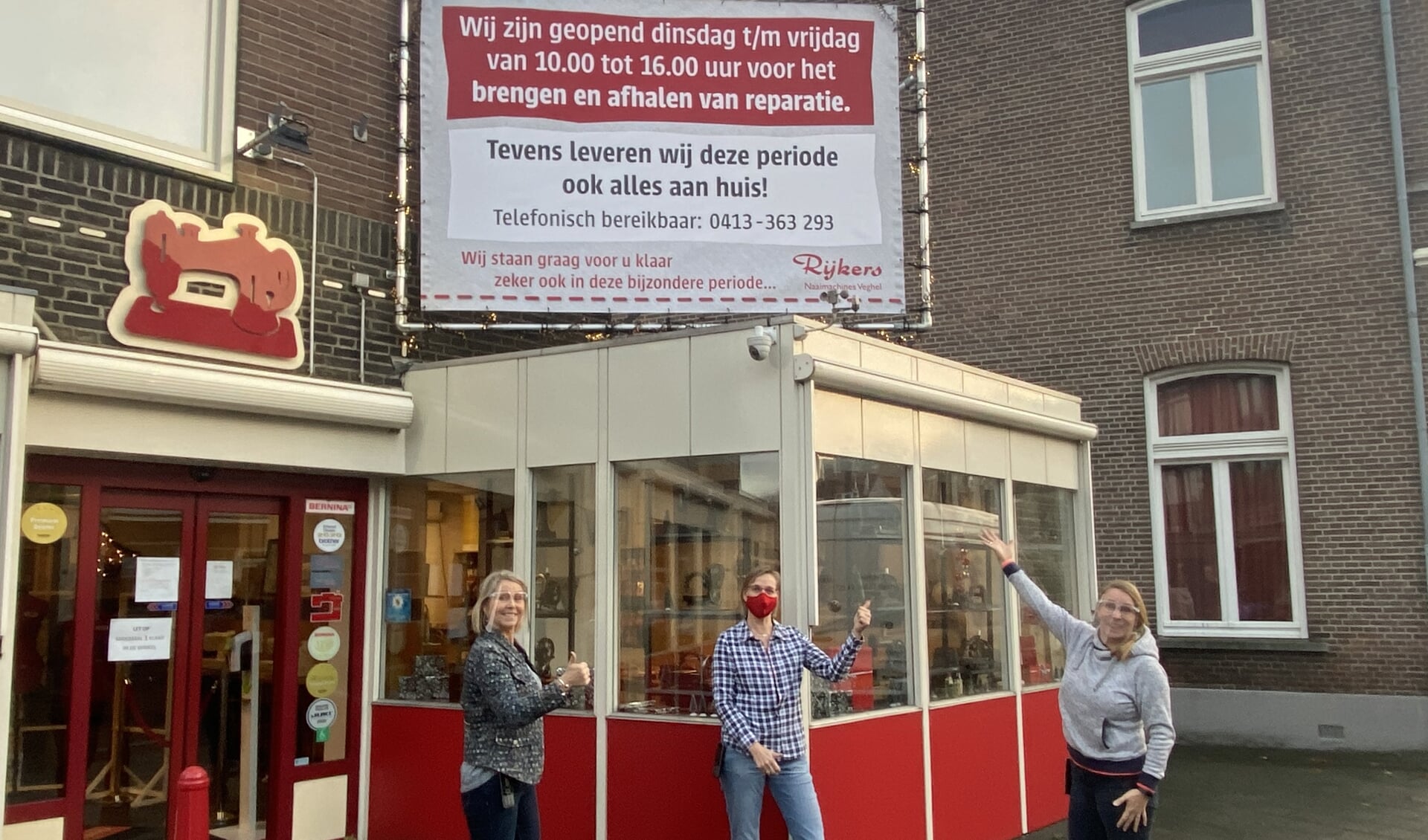 Rijkers Naaimachines open voor reparaties: ‘Alles doen om onze klanten ...