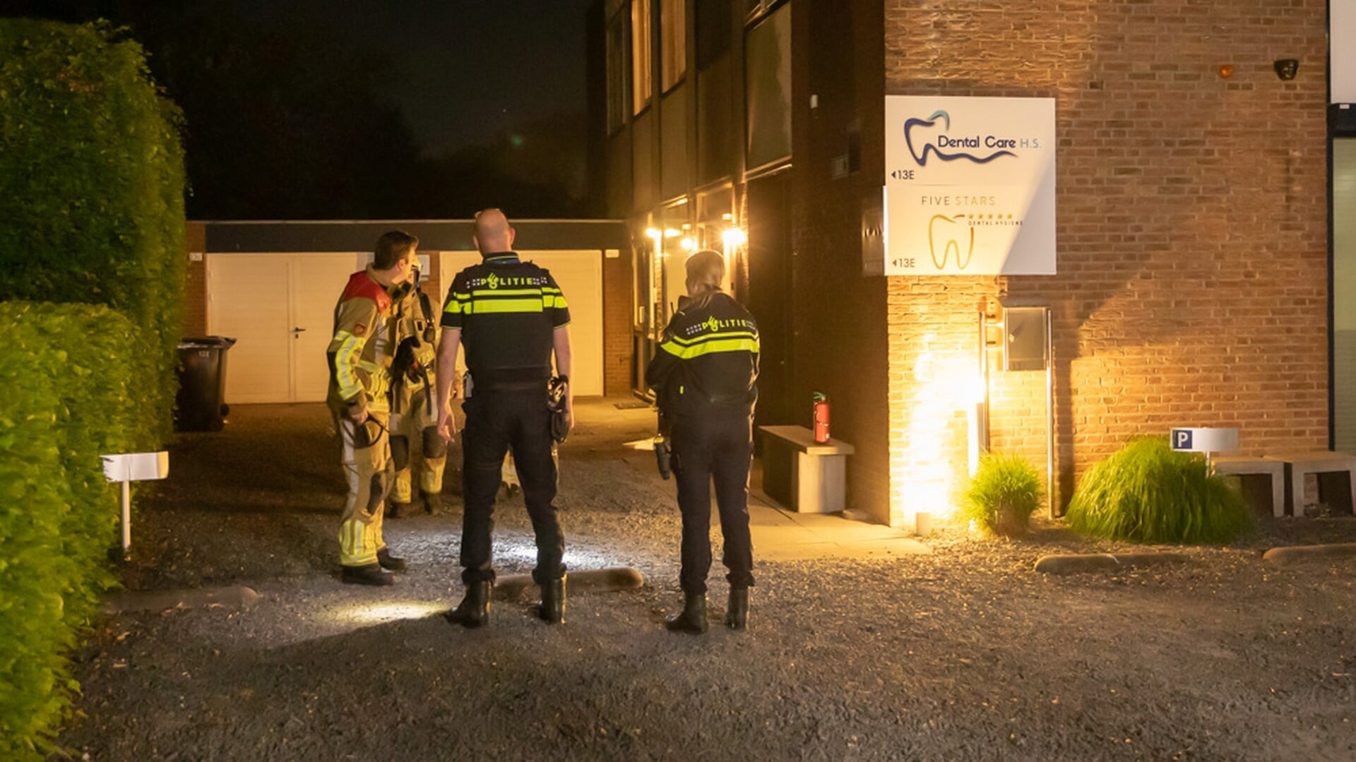 Weer gaat in Baarn een explosief af, recherche doet onderzoek.