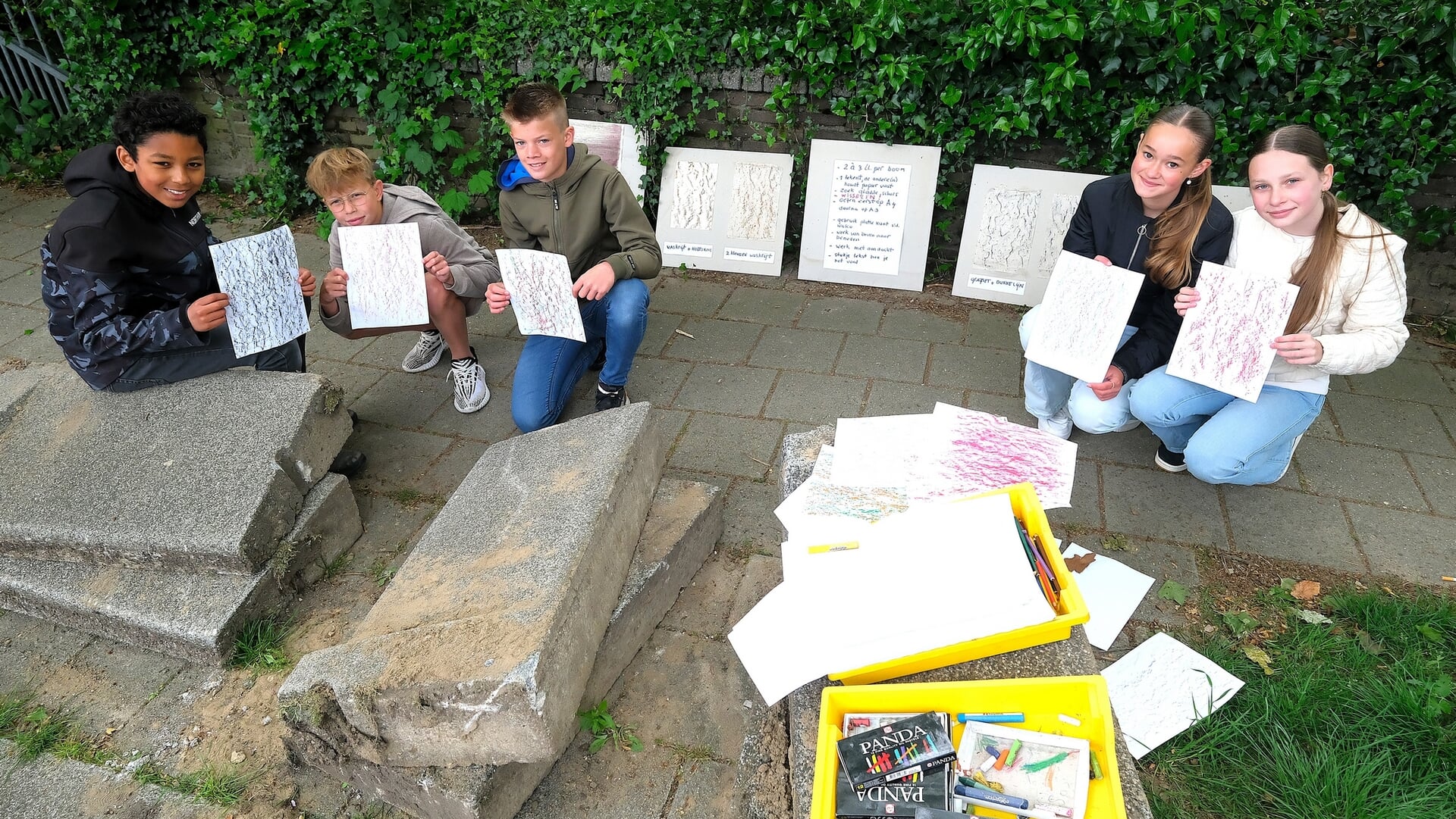 Scholieren van De Springplank doen enthousiast mee aan bomenproject