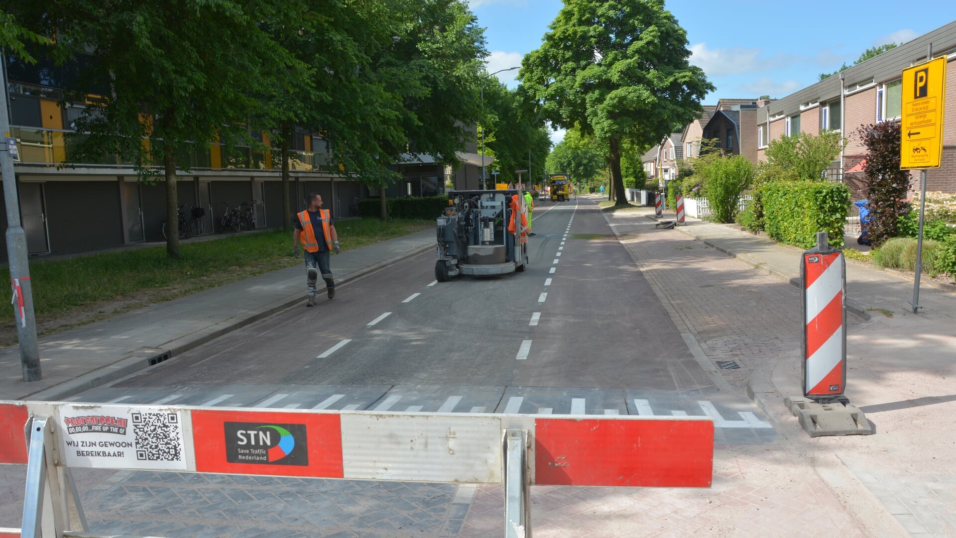 Aangepaste Oldenbarnevelderweg weer open voor verkeer
