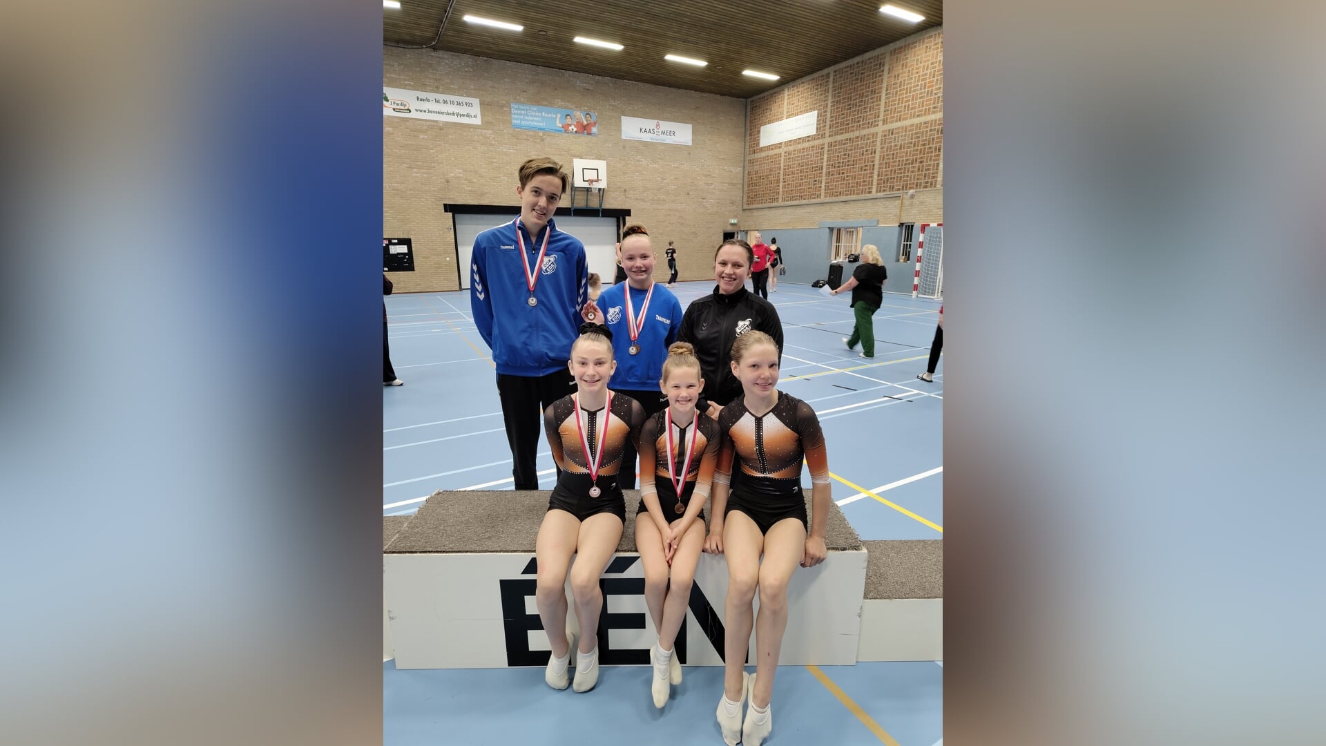 Veel zilver en NK-plaats voor DOK-trampolinspringers in Ruurlo
