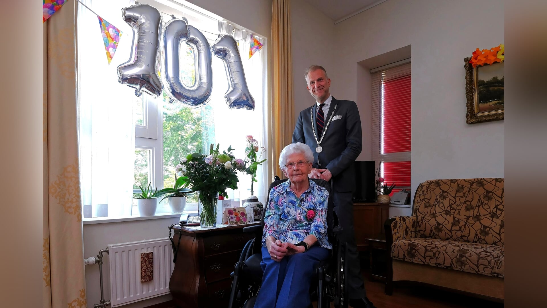 Janna ter Haar uit Rhenen viert 101e verjaardag