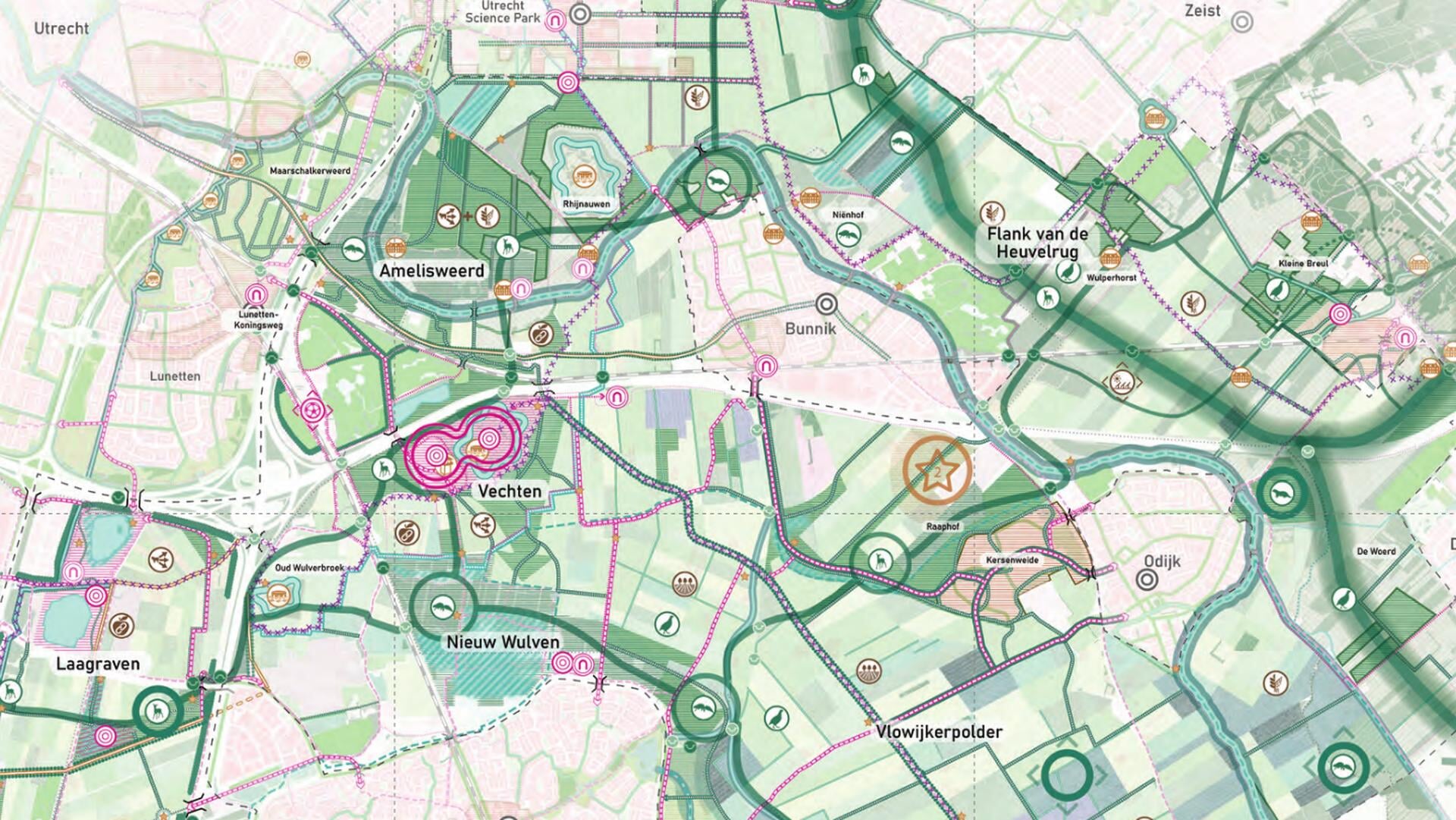 Provincie en gemeenten investeren fors in Kromme Rijn Linielandschap