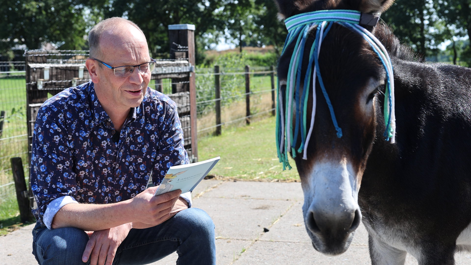 VIDEO | Ezels Cleo en Tooth inspireren nieuw boek van Stefan Spiering uit Lippenhuizen