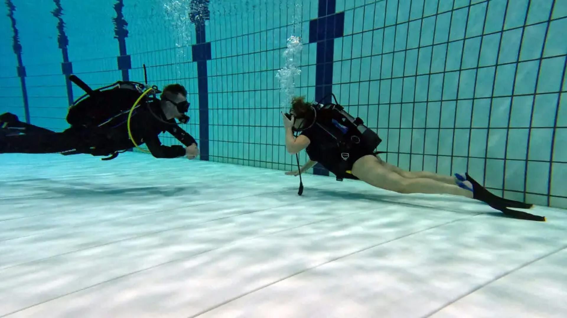 Duikschool Discovery Divers geeft duiksessies in Bosbad Leersum