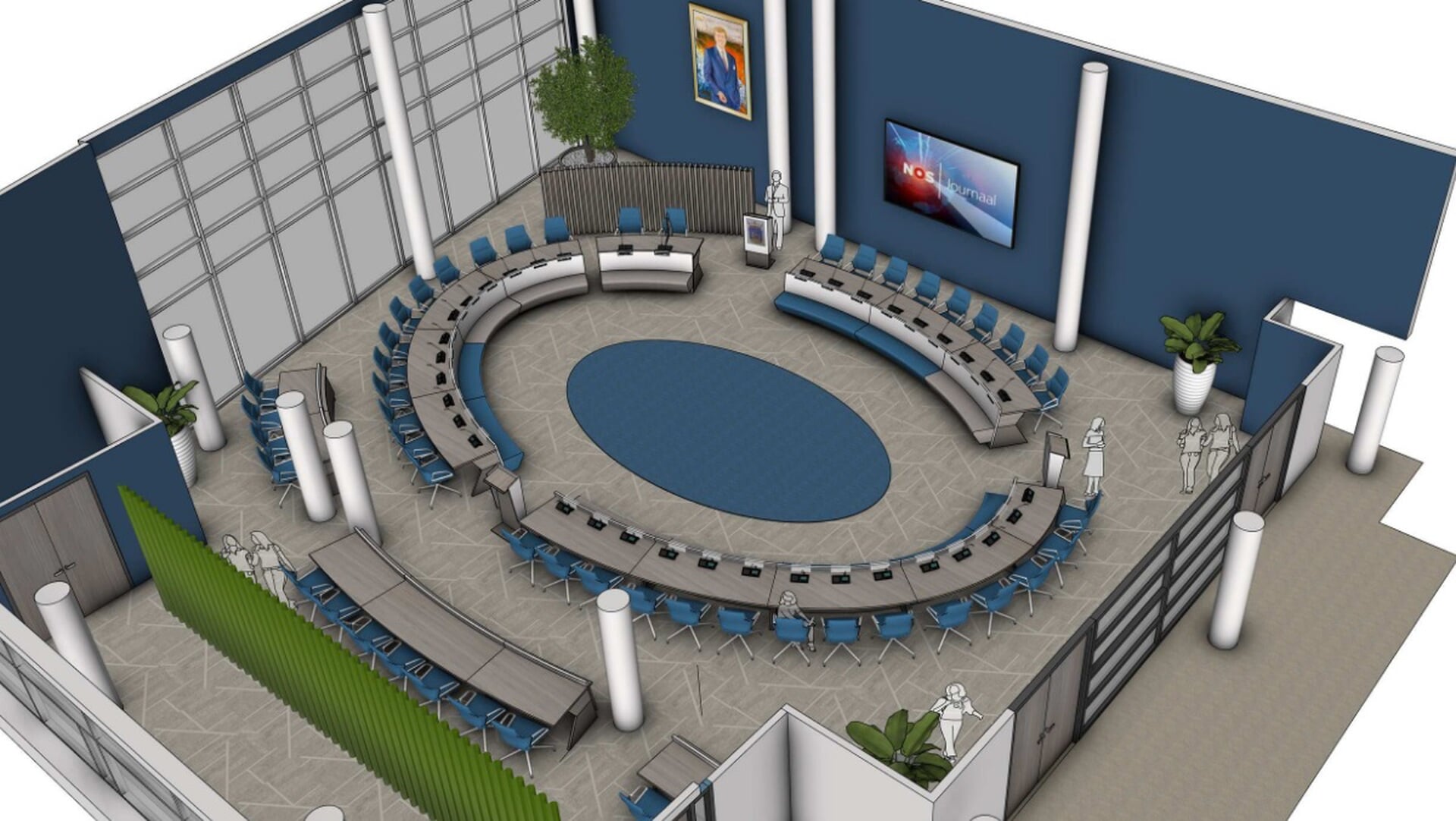Veel geld voor nieuwe raadzaal