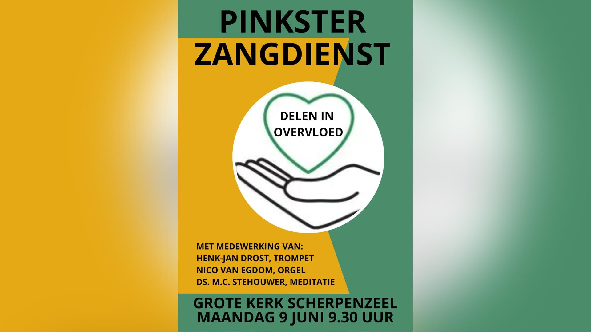 ZANGDIENST 2E PINKSTERDAG GROTE KERK SCHERPENZEEL