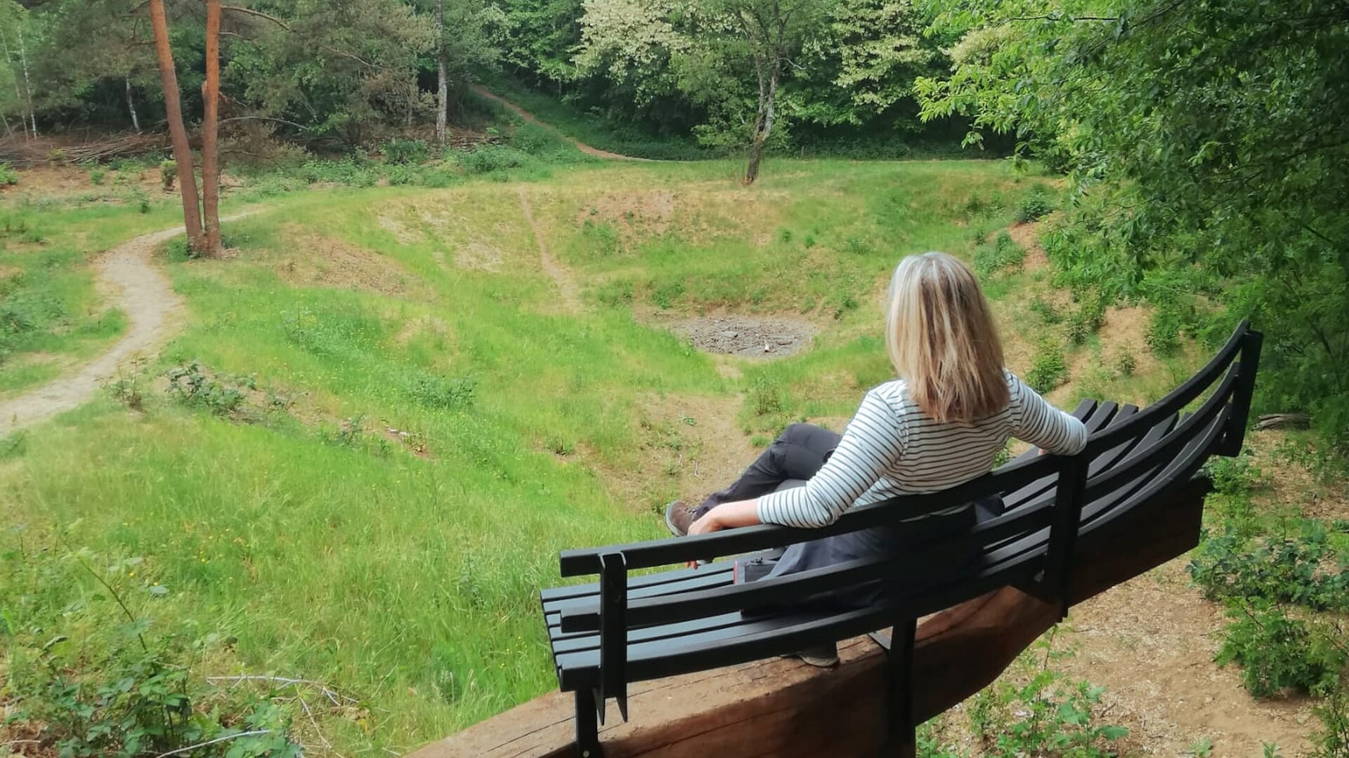‘Durfbank’ bij Witte Wievengat bijzondere rustplek in Luntersche Buurtbosch