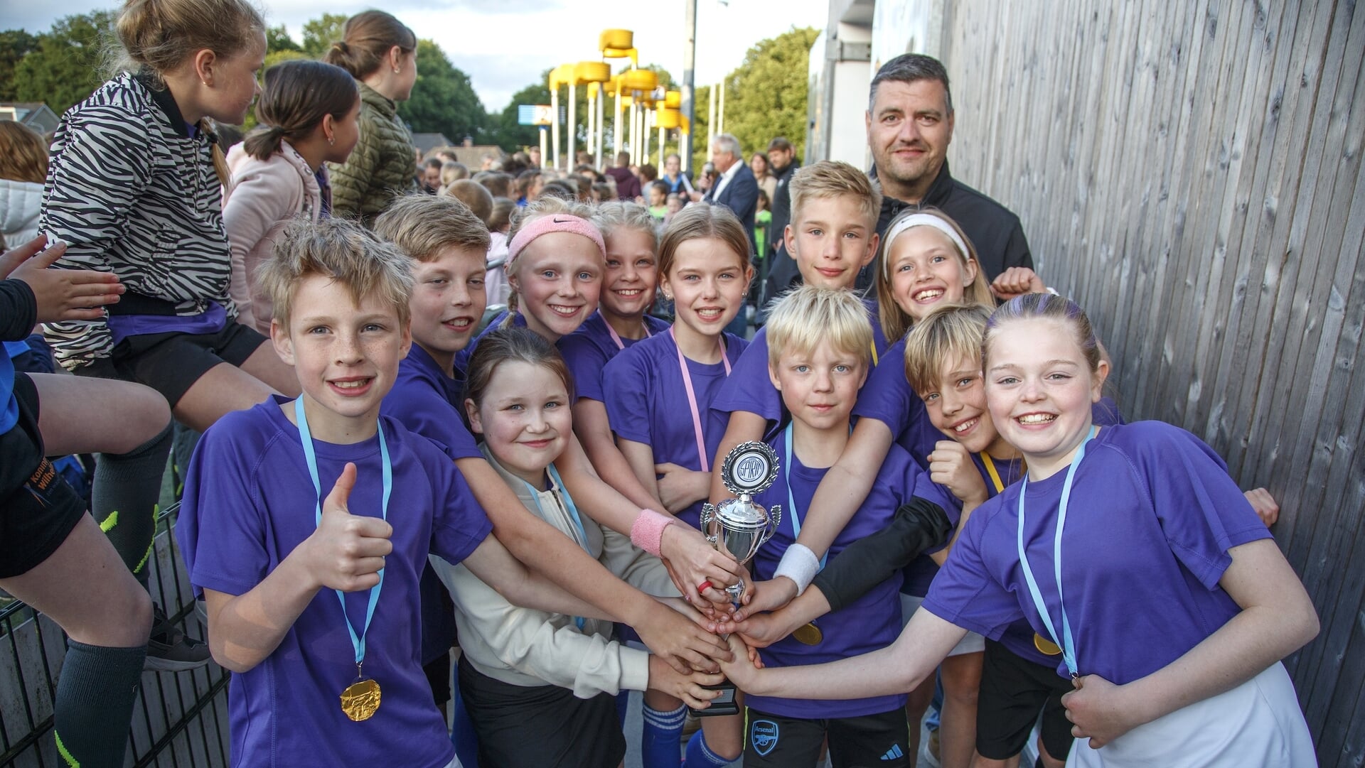Dit zijn de winnaars van het schoolkorfbaltoernooi Voorthuizen