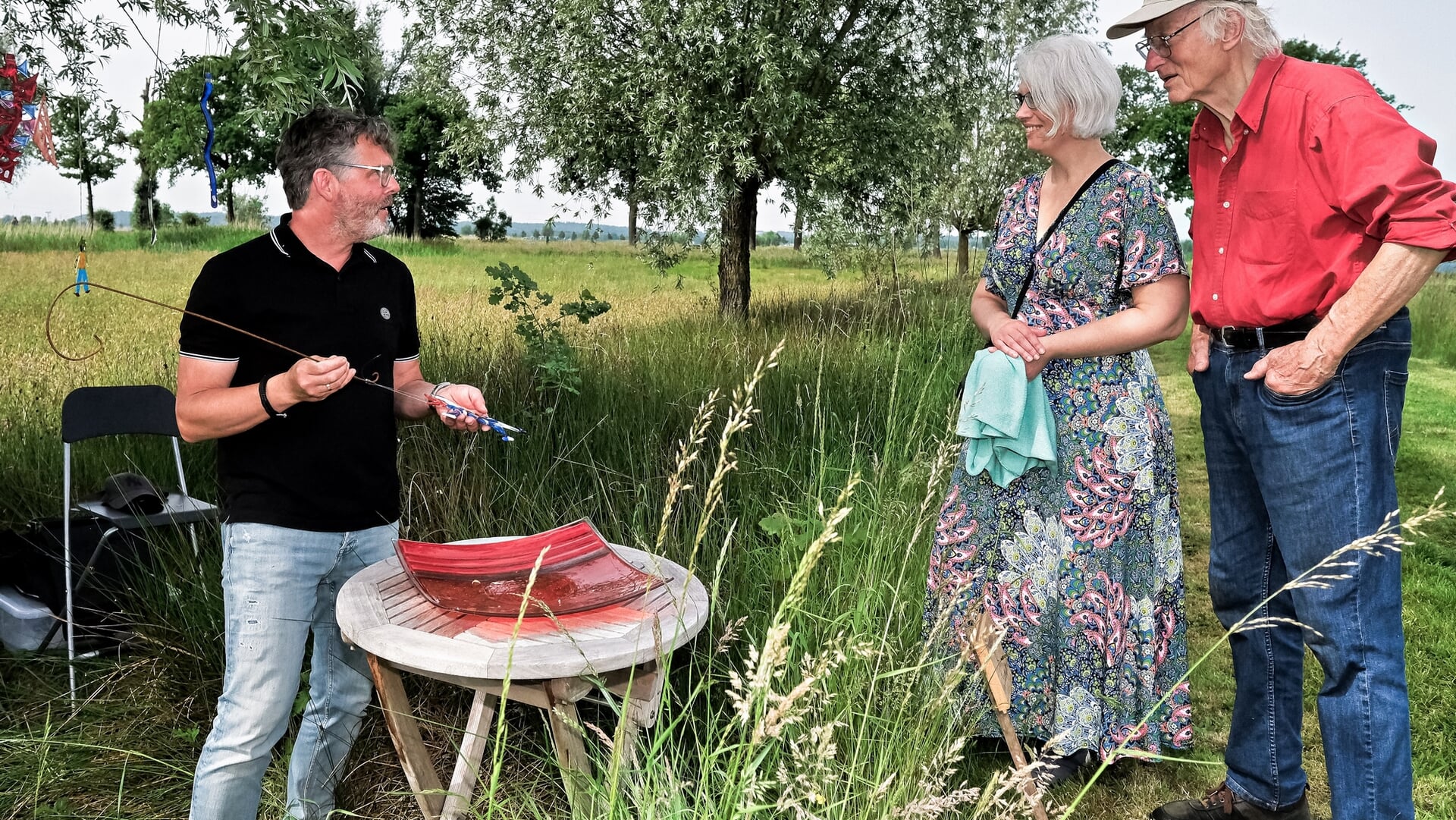 Veel bezoekers genieten van lustrumeditie ‘Kunst aan het Klompenpad’