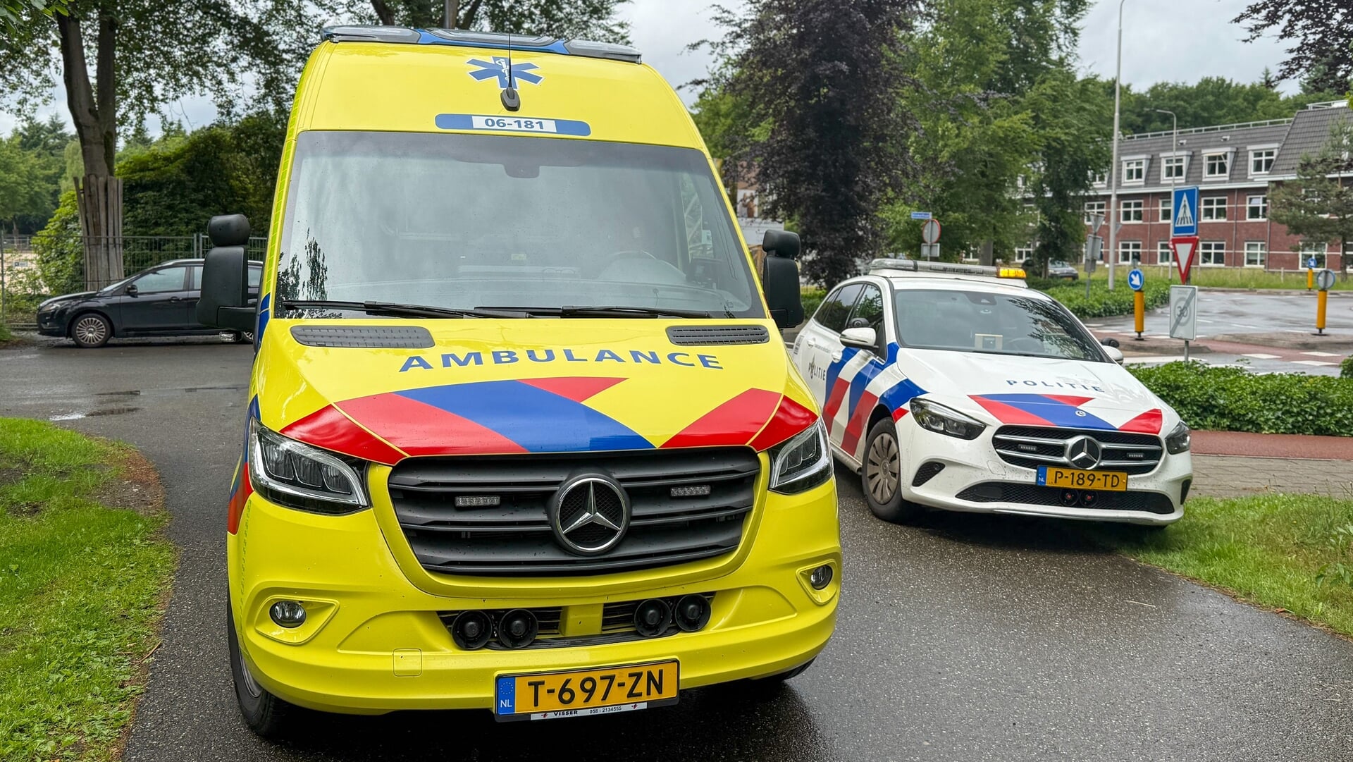 Twee ongevallen op de Horsterweg in Ermelo
