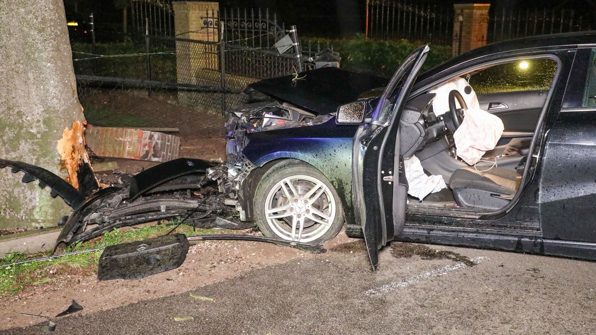 Man uit Ede aangehouden na botsing in Harskamp