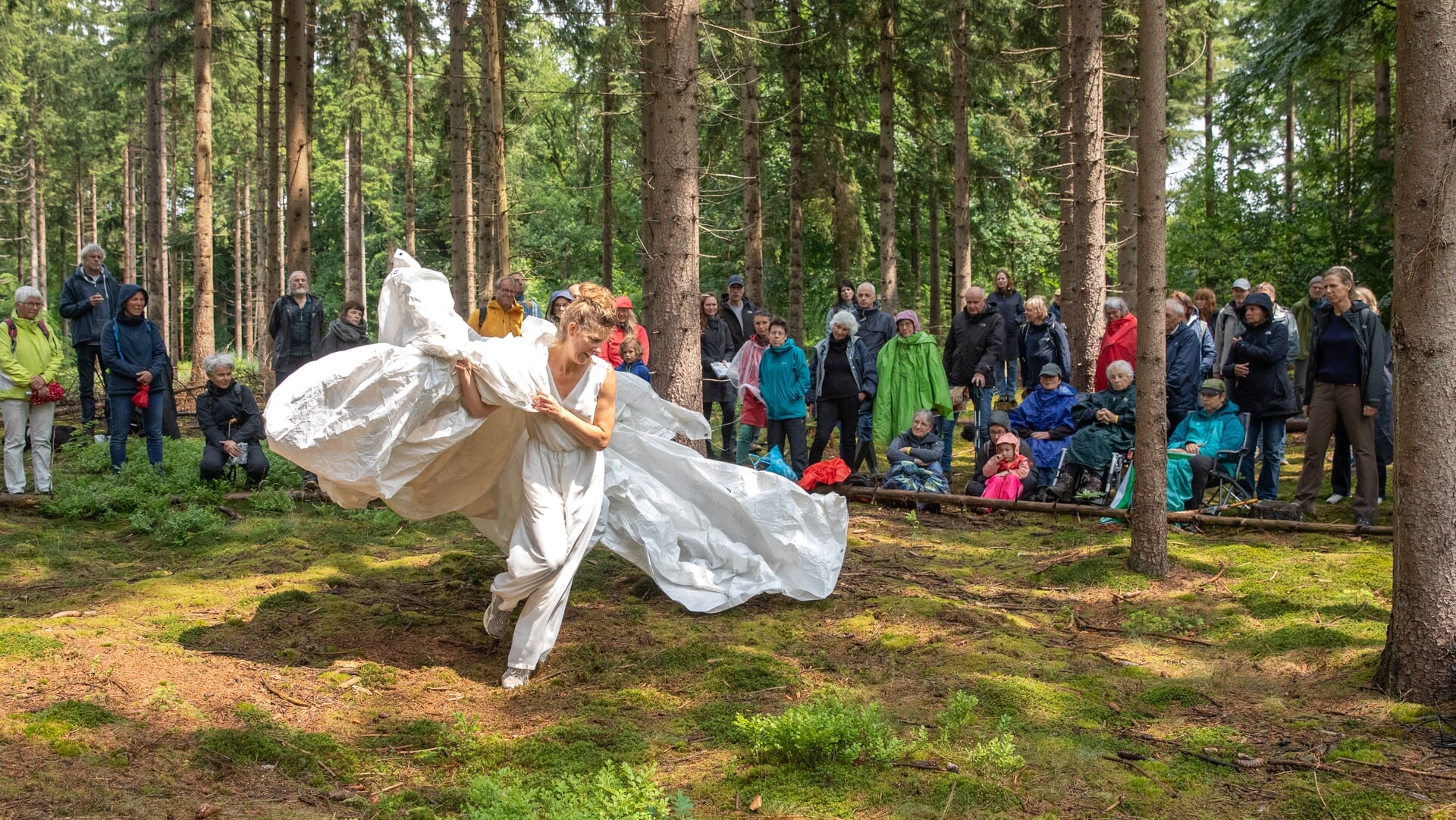 Tussen de buien door was het droog in Lage Vuursche