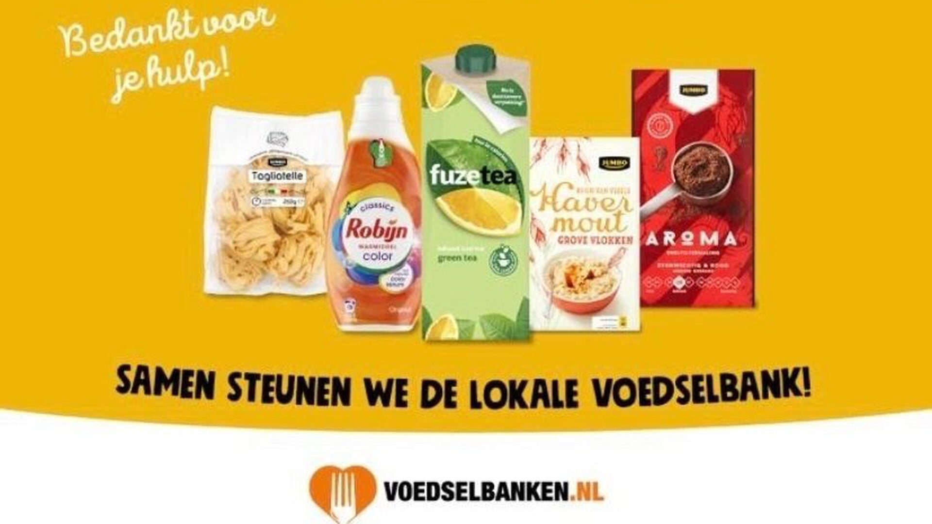 Jumbo Odijk in actie voor de Voedselbank