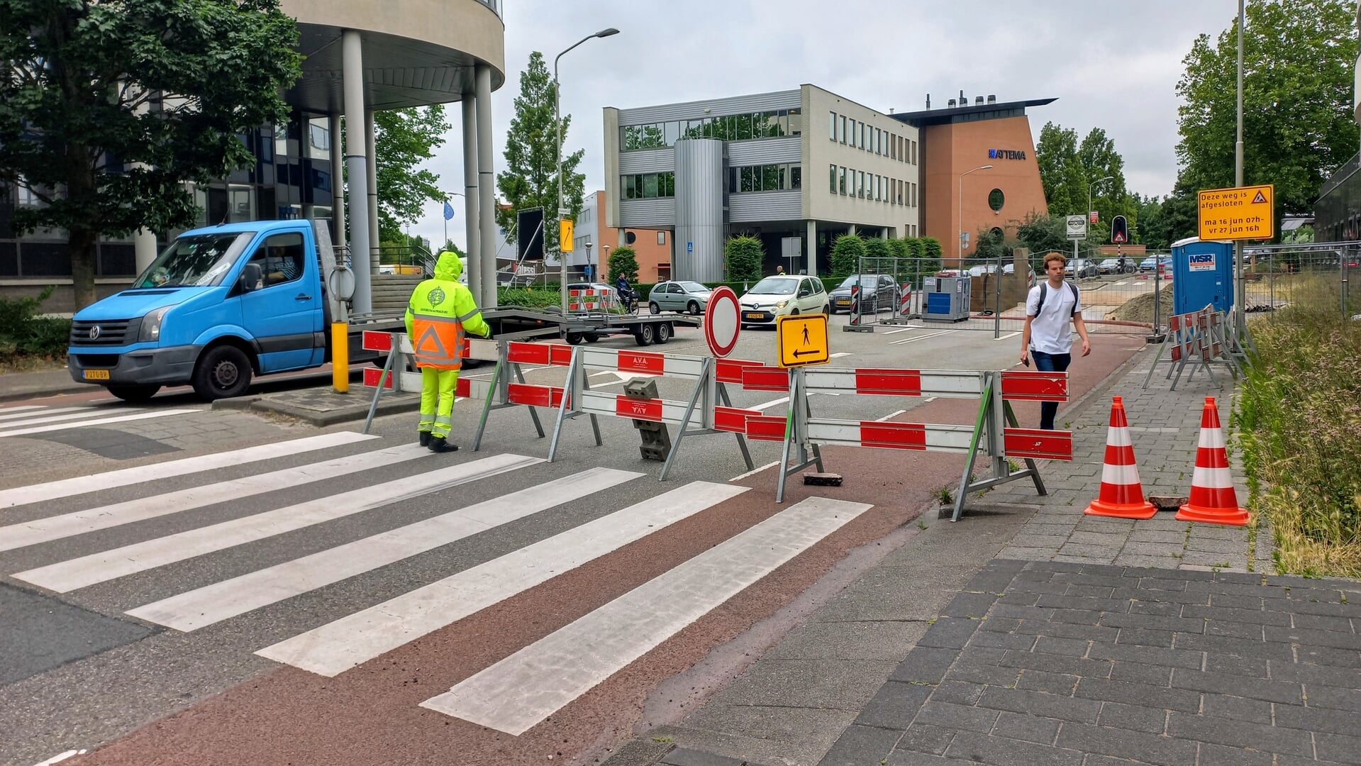 Verkeershinder op Banneweg in Gorinchem door aansluiting stadhuis op warmtenet