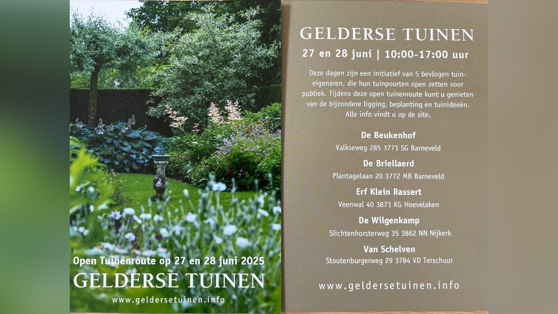Gelderse Tuinen, de elfde editie gaat van start