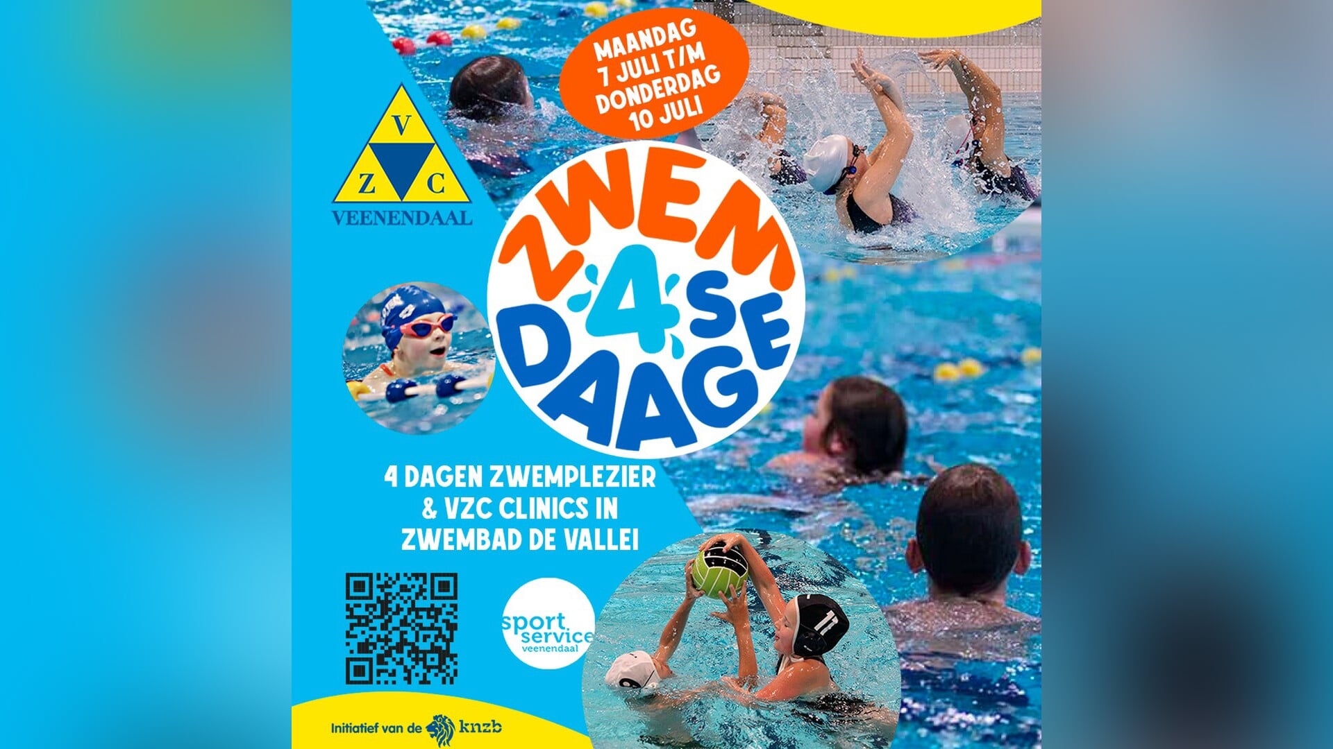 Elke dag clinics bij zwemvierdaagse Veenendaal: ‘Het wordt leuker dan ooit’