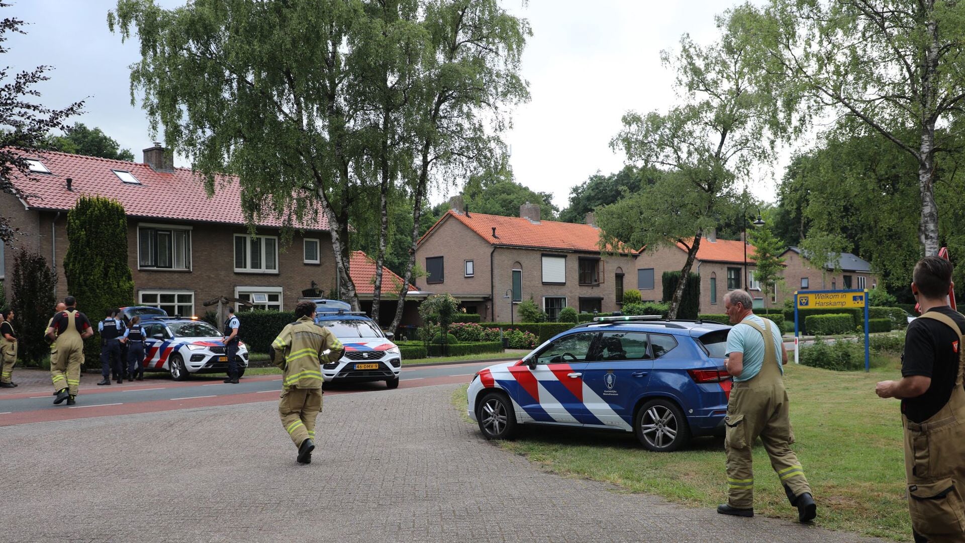 Explosieven Opruimingsdienst in Harskamp na melding granaat langs fietspad