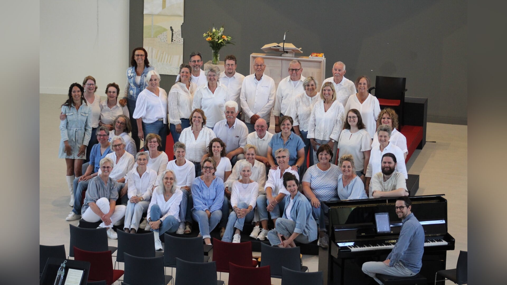 Optreden Popkoor Luidkeels in Muziektent Barneveld, 7 juli 2025