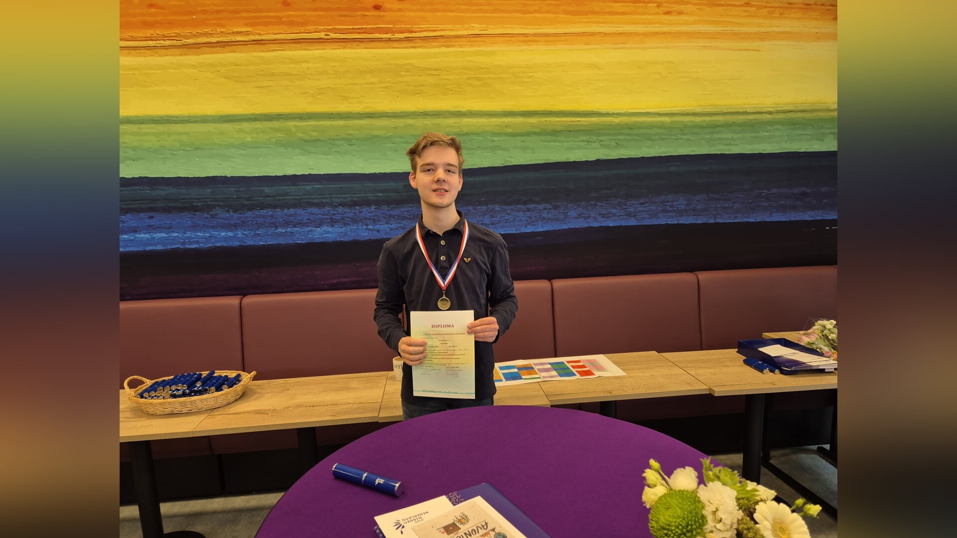 Met vlag en wimpel geslaagd voor de havo