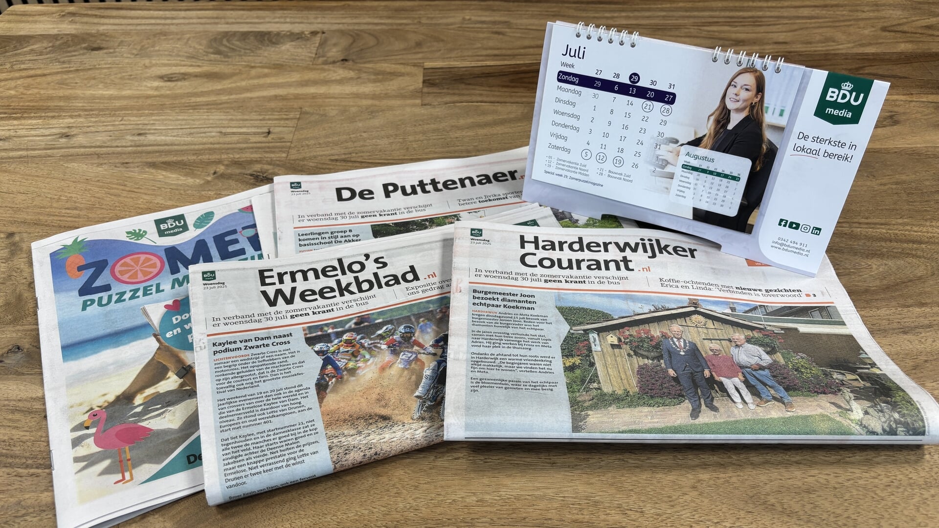 Het Ermelo’s Weekblad verschijnt niet in week 31 en 33