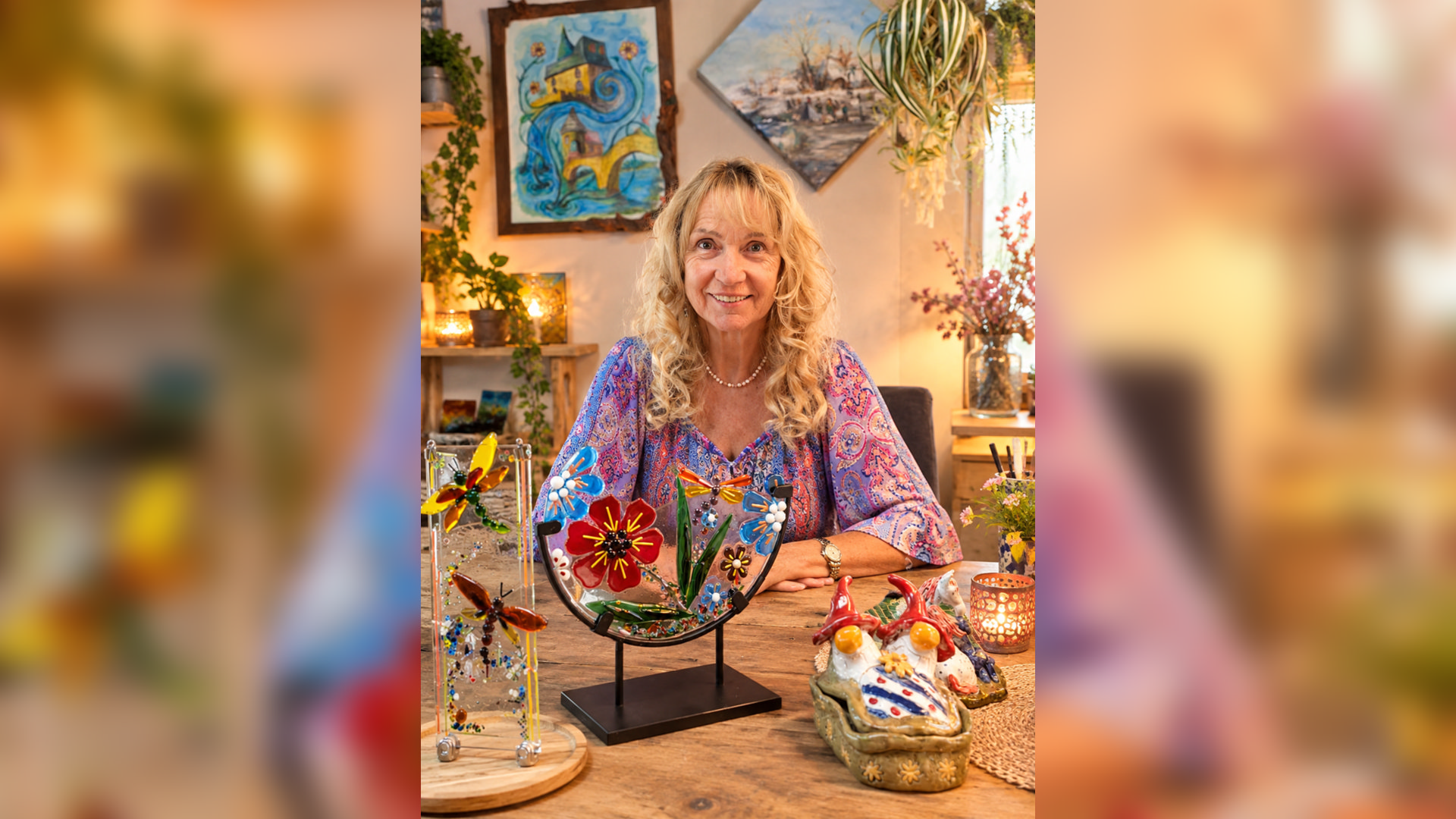 Anja Akkermans geeft creatieve workshops in Gorredijk: ‘Het kan eigenlijk niet mislukken’
