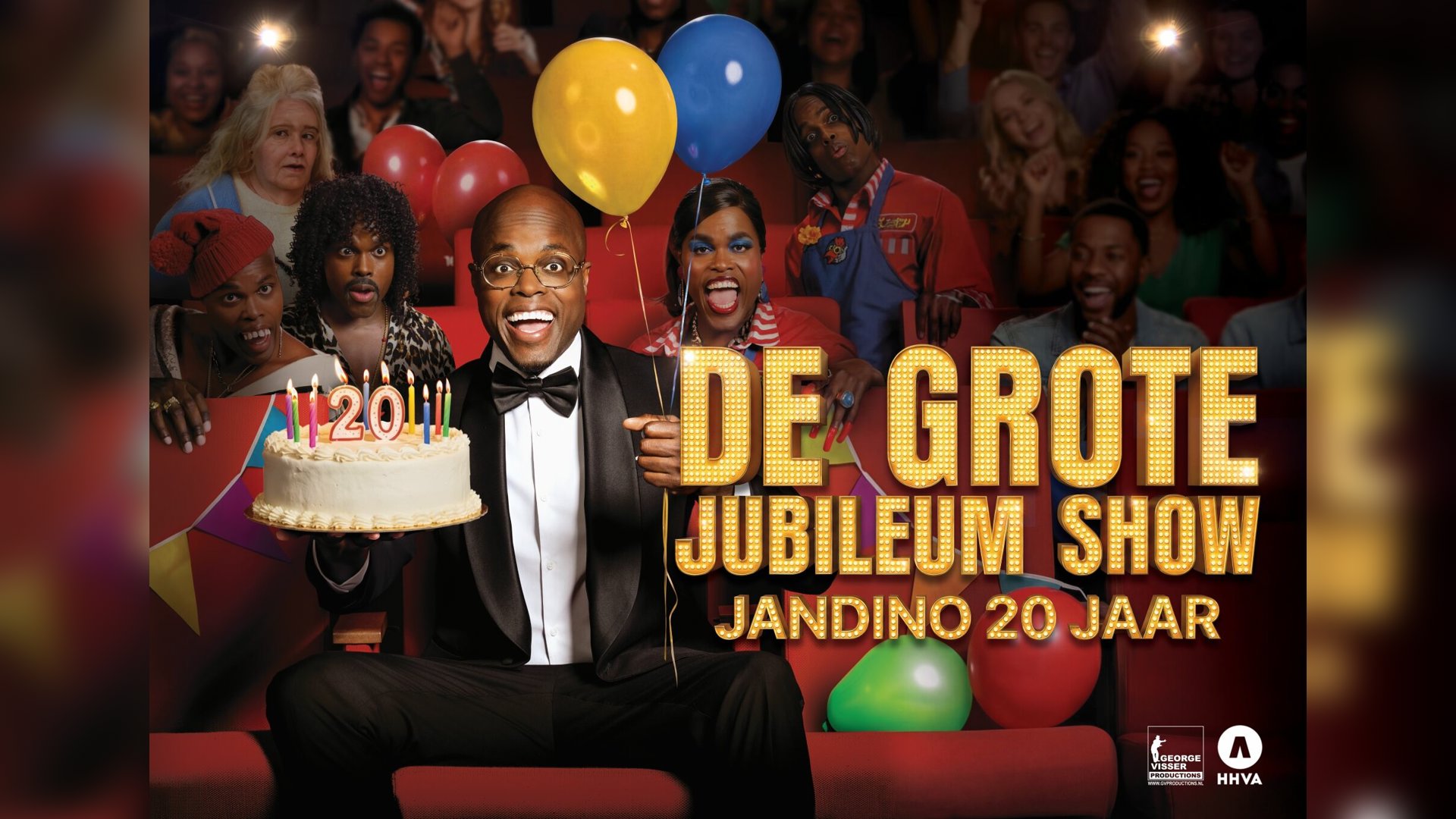 Jandino viert twintig jaar op het podium in Theater De Skâns Gorredijk